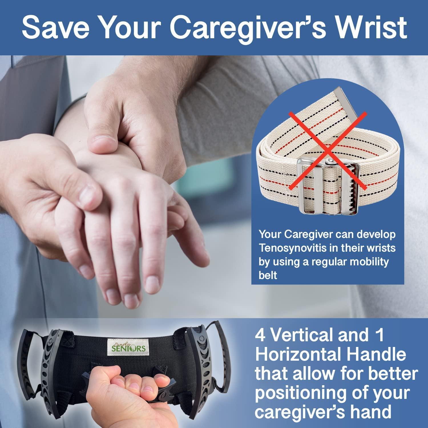 Gait Belt for Seniors EasytoUse Transfer Belts with Handles for