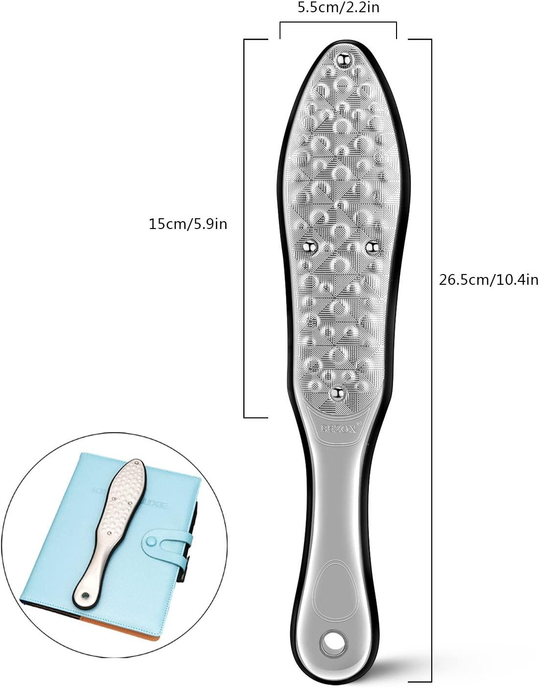 BEZOX Professional Foot File Callus Remover Double Sided Pedicure