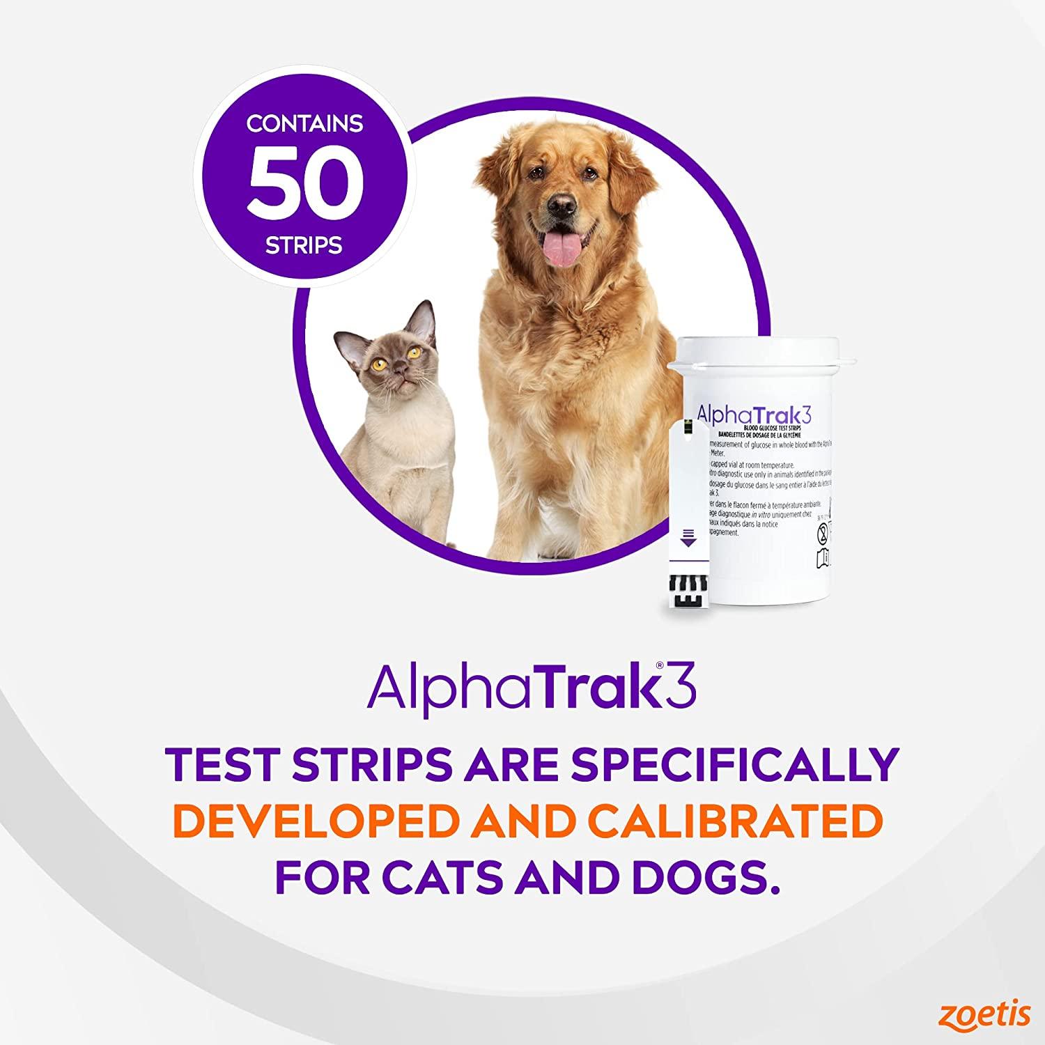 AlphaTRAK 3 Test Strips 50 Strips for AlphaTRAK 3 Blood Glucose