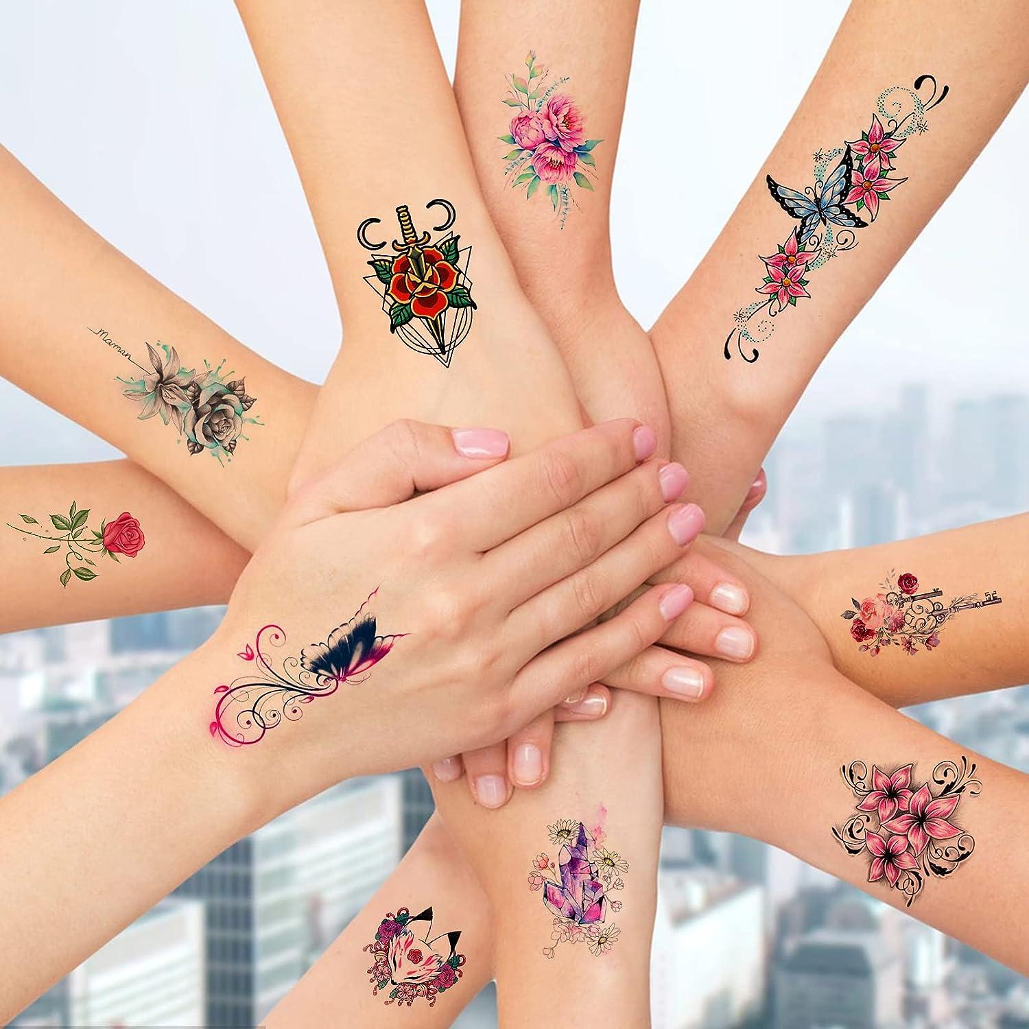 MECOLOUR Printable Temporary Tattoo Paper for Laser Printer - 10 Sheets ...