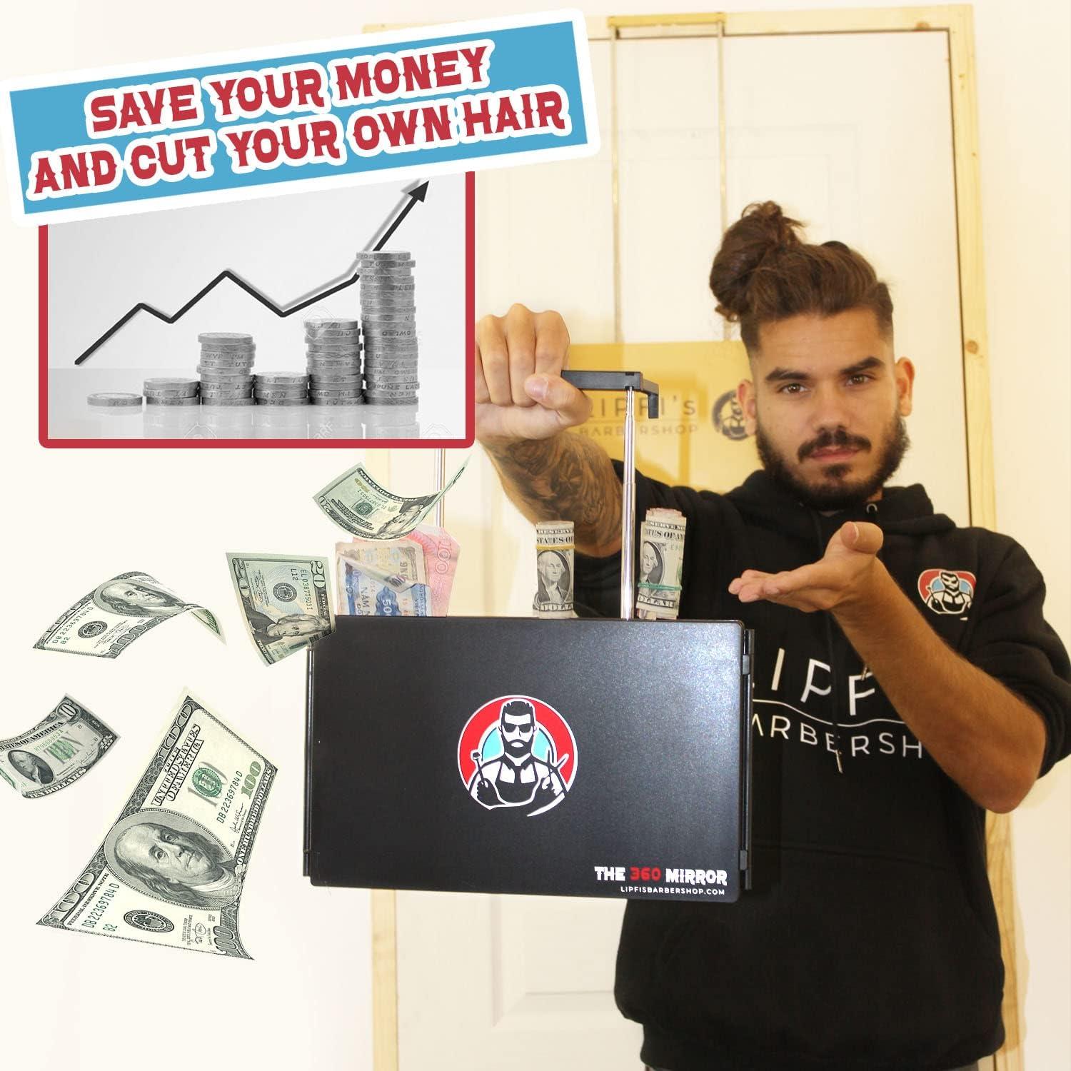 The 360 Mirror 3 Way Mirror for Self Hair