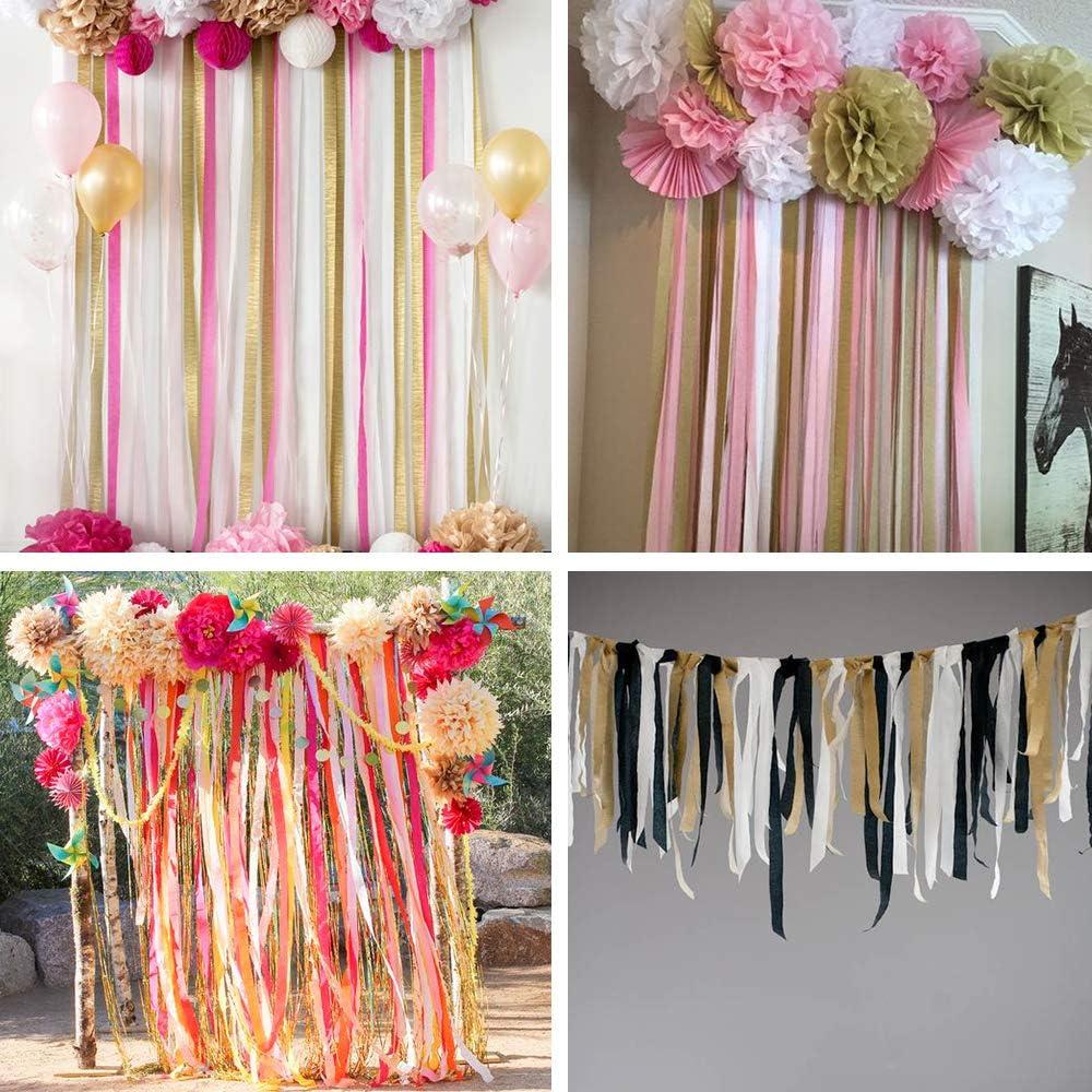 Baby Shower: Ruffled Crepe Paper Party Streamers - C.R.A.F.T.