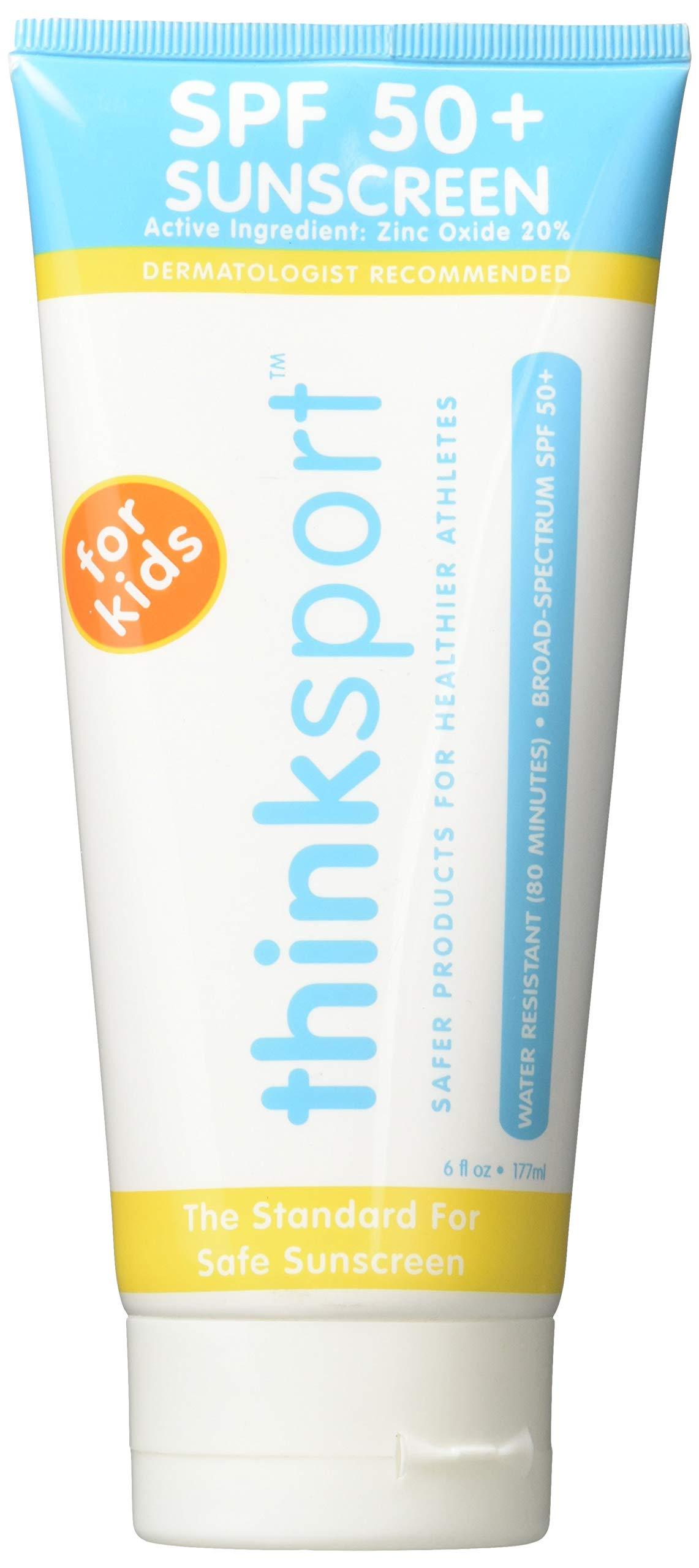 Thinksport Kid's Safe Sunscreen Cream SPF 50+ 6oz