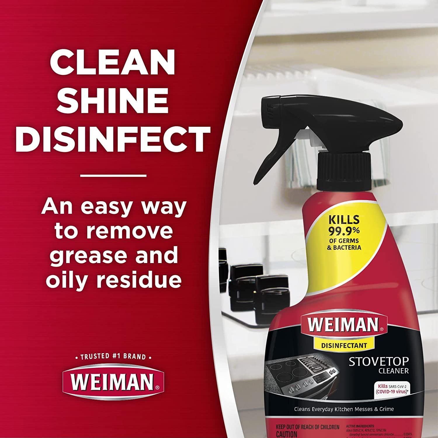 Weiman Stainless Steel Cleaner and Polish - 12oz