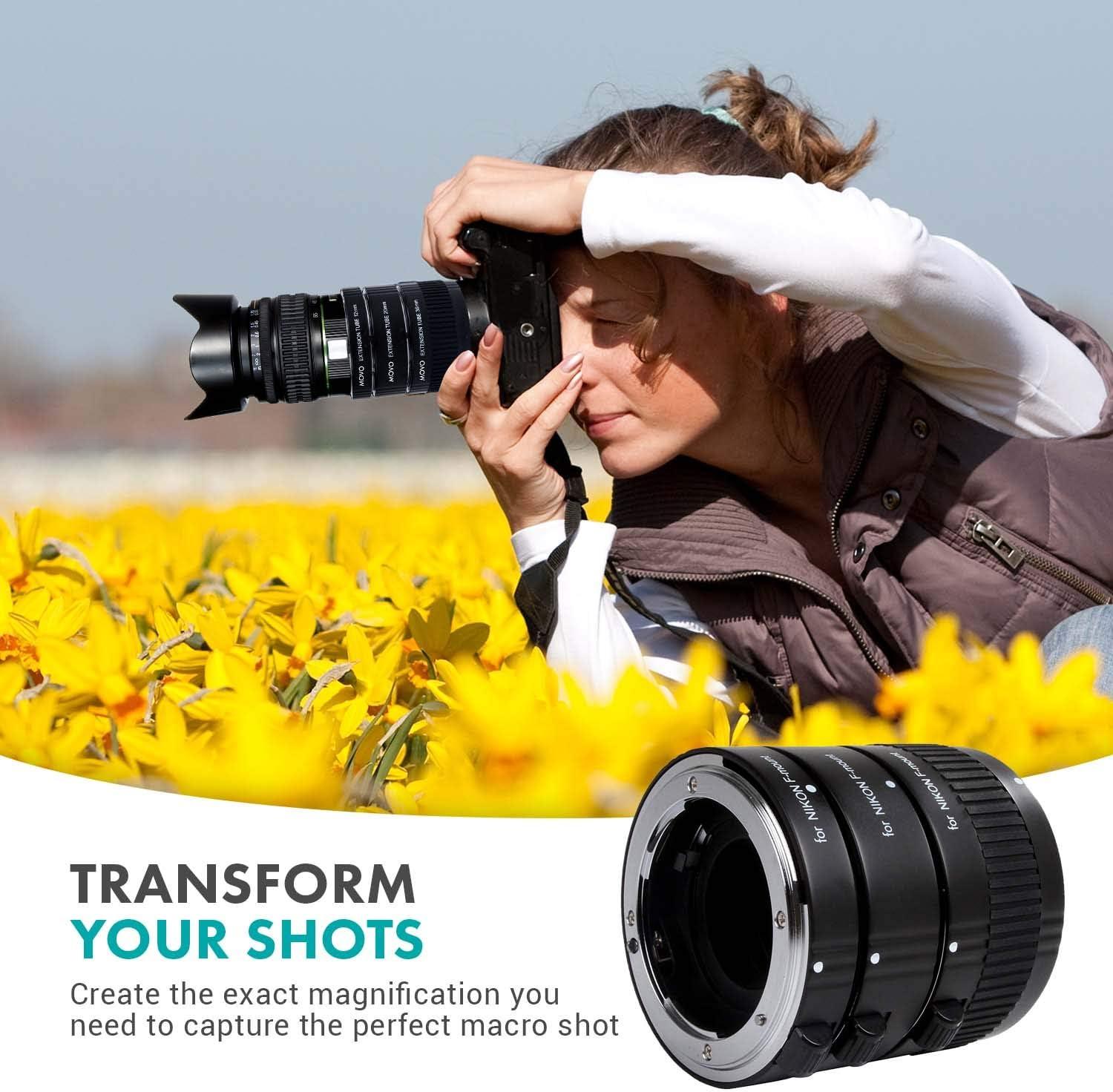 Wide Angle Macro Tubes Nikon Macro Dslr 72mm HD4 16k Wide