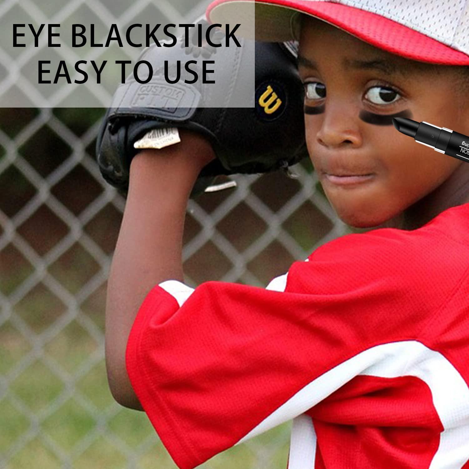 CCbeauty Eye Black Stick, Face Paint Stick, Face Painting Kit, Waterproof &  Long Lasting Anti-Glare For Football Baseball Softball Lacrosse, SFX