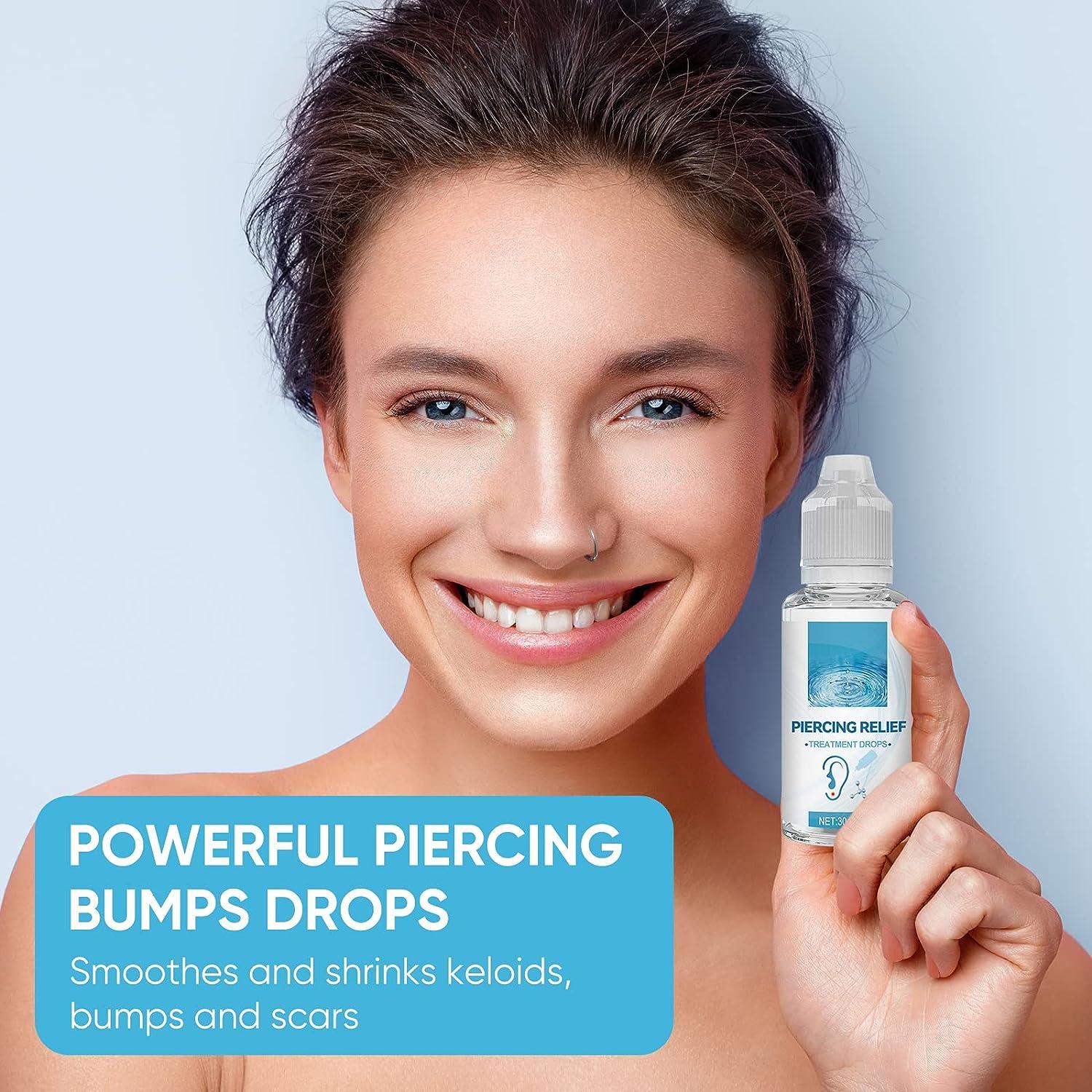 Keloid & Bump Treatment Drops Piercing Aftercare for Scars, Healing