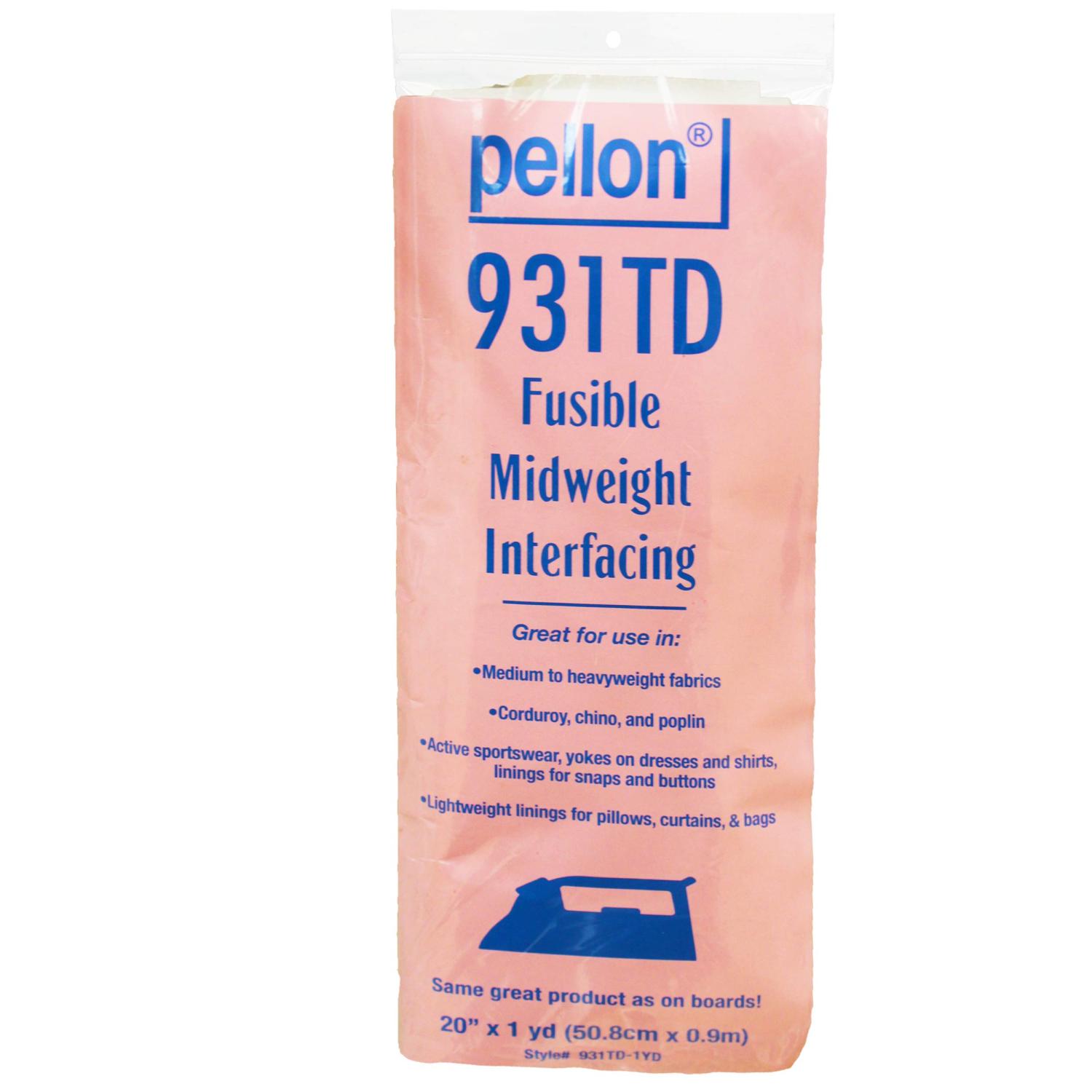 Pellon Fusible Interfacing 1 Yard (1 Pack 931TD)