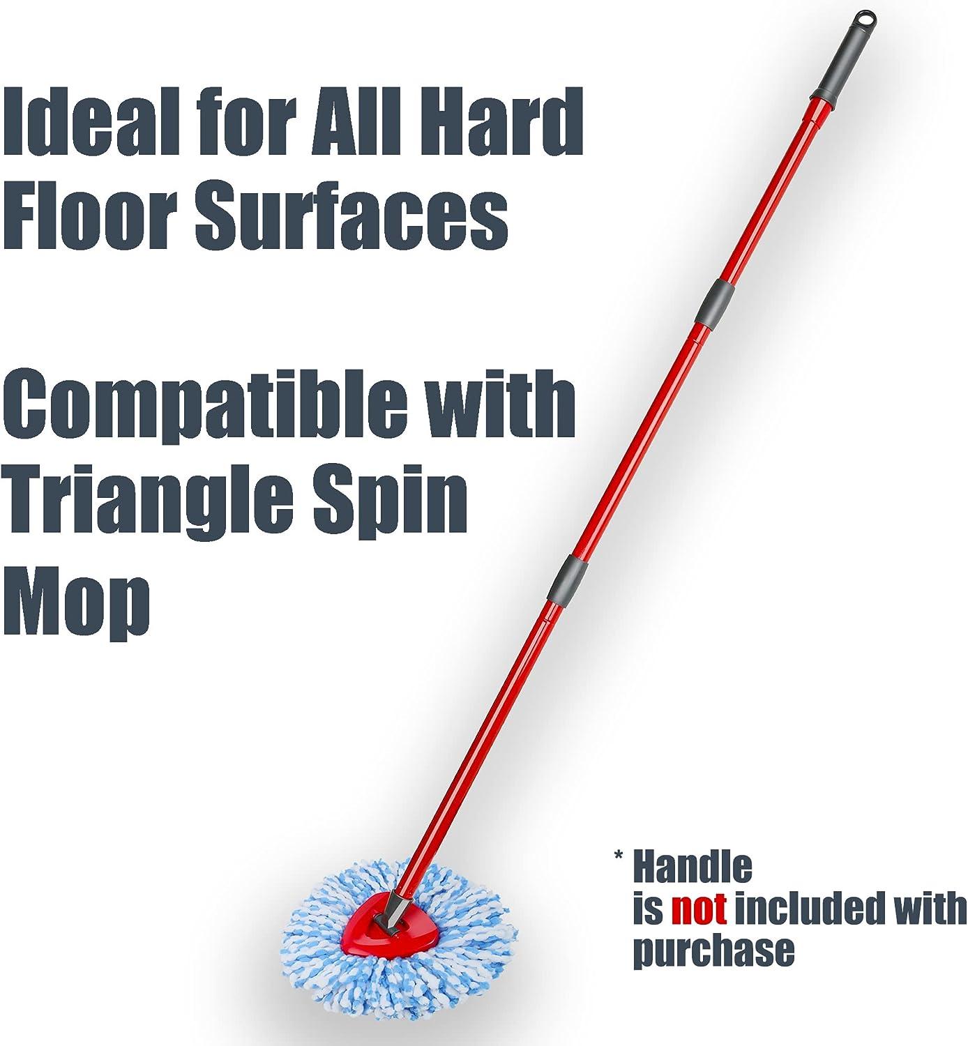 2 Pack Mop Replace Head Compatible with O Cedar Rinse Clean 2Tank Spin Mop Mop Refills 100