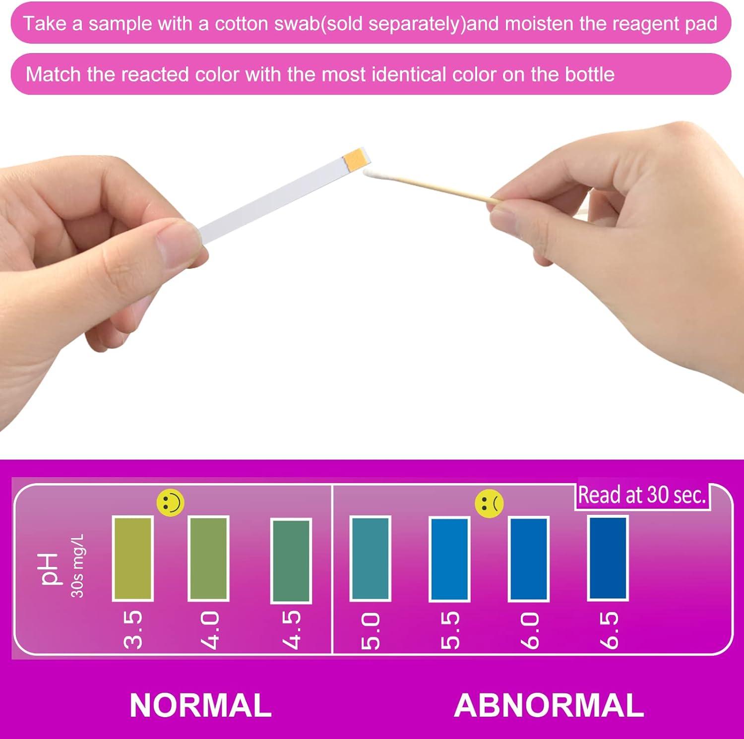 40 Strips Vaginal ph Test Strips for Women. Feminine pH Test for