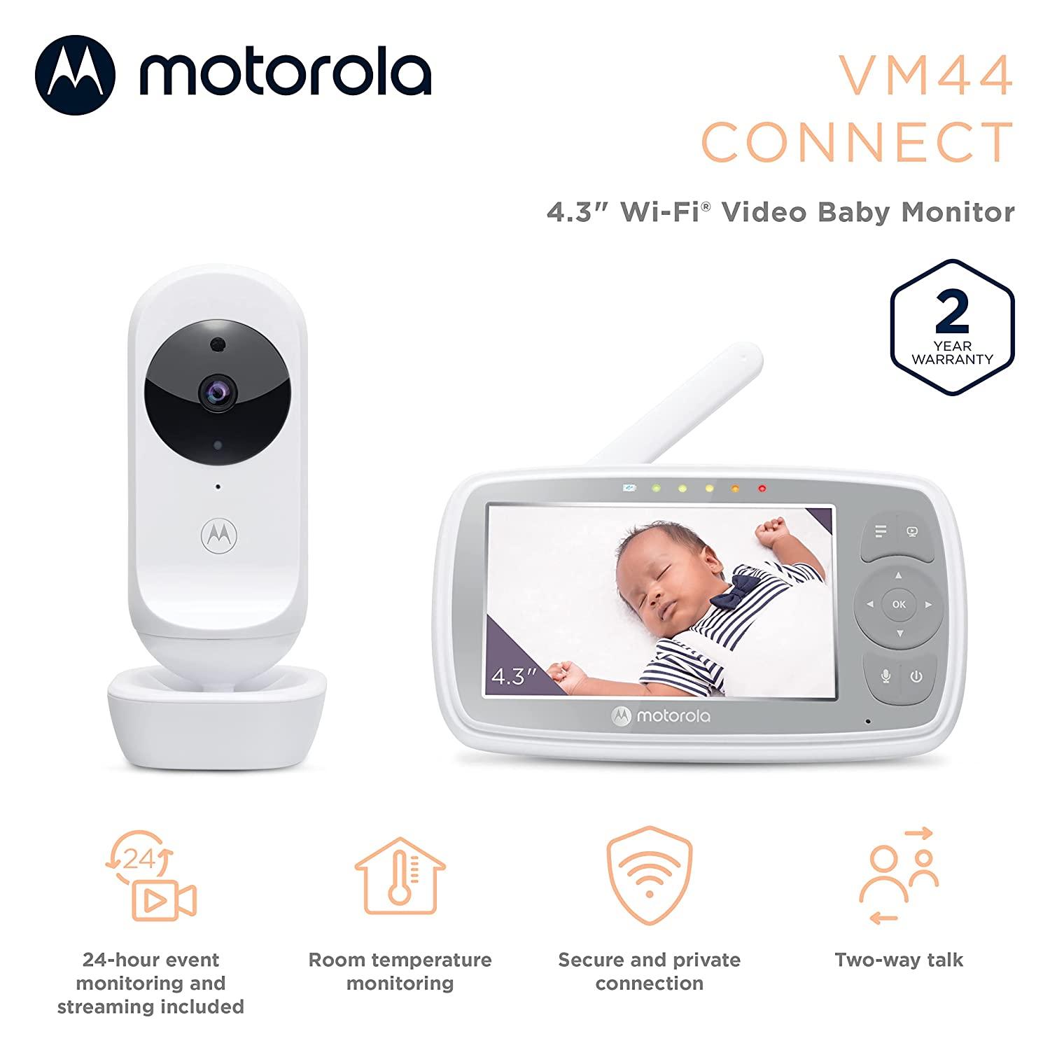 Babyphone vidéo VM44 Connect de Motorola