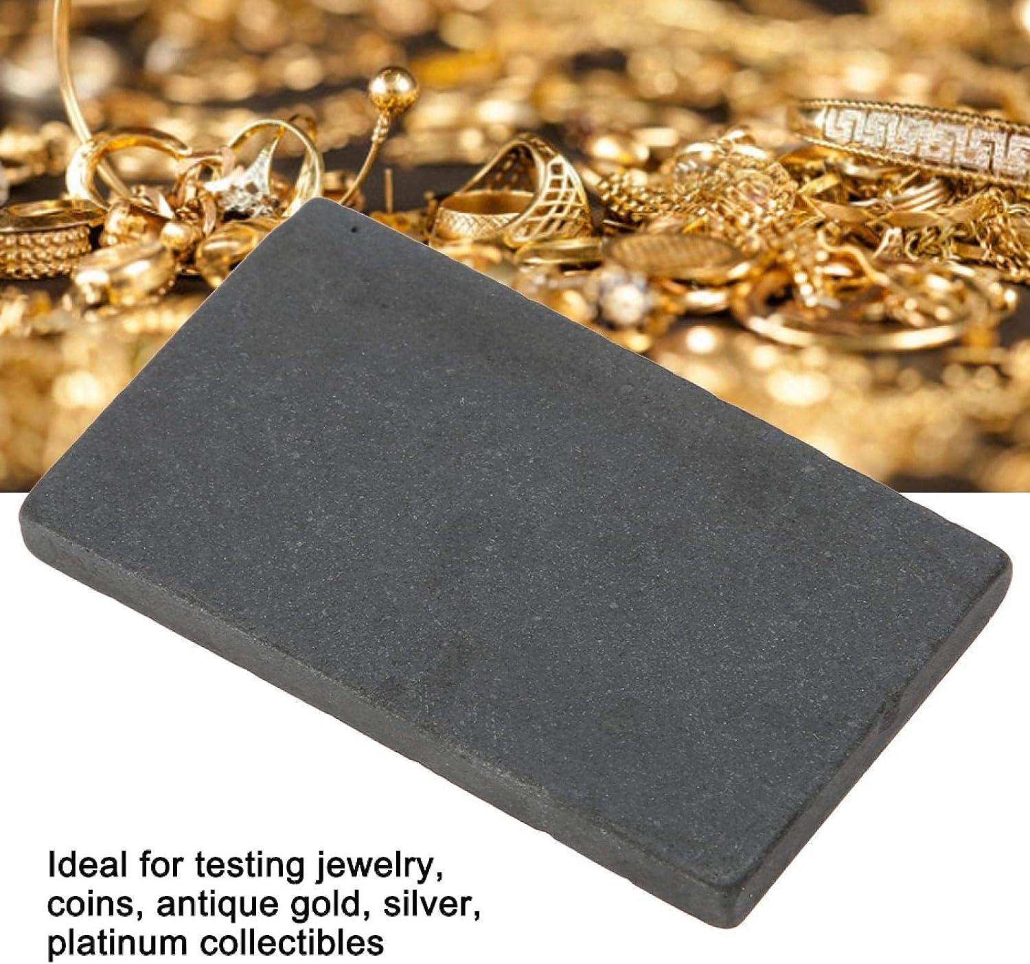 Testing Stone for Gold Precious Metal Test Acid Silver Jewelry Tester  Scratch Value Purity Scrap Platinum Detecting Tool Goldsmithing Tools  Portable Making Detection Solutions Stones Coins Antique Type 1