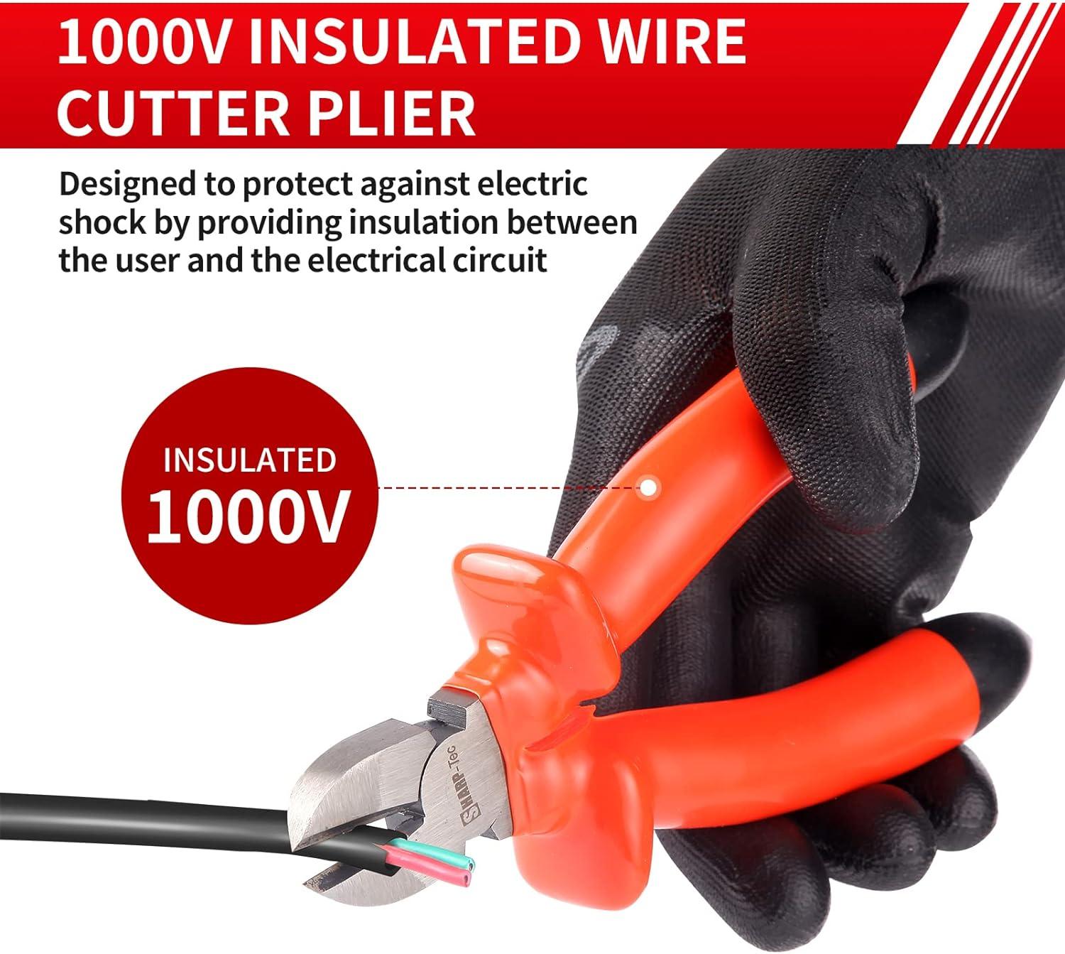 Neo Side Cutting And Stripping Pliers 160mm Vde 1000v - View #10