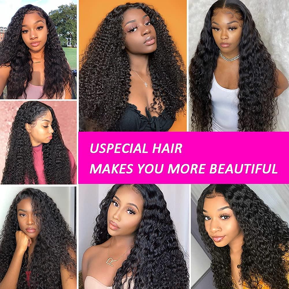 Lace Front Wigs Human Hair, 13x4 Deep Wave Lace Front Wigs for Black Women  Human Hair Pre Plucked Brazilian Virgin Hair, 150% Density Deep Wave  Frontal Wig Wet and Wavy Natural Color