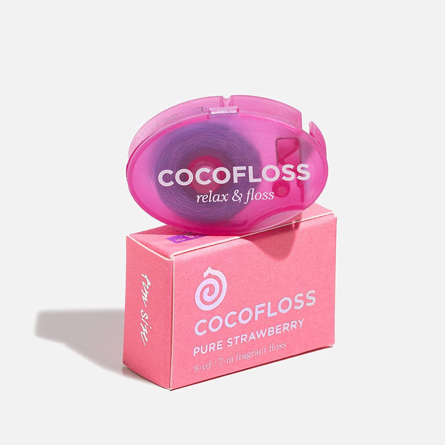 COCOFLOSS Coconut OilInfused Woven Dental Floss Sampler 4 Travel