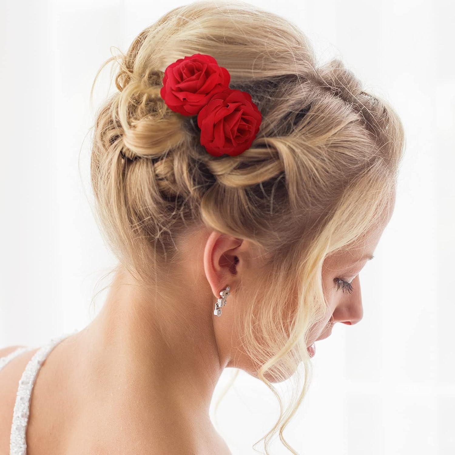 A Valentine's Day Touch to Your Bridal Hairstyle | Arabia Weddings