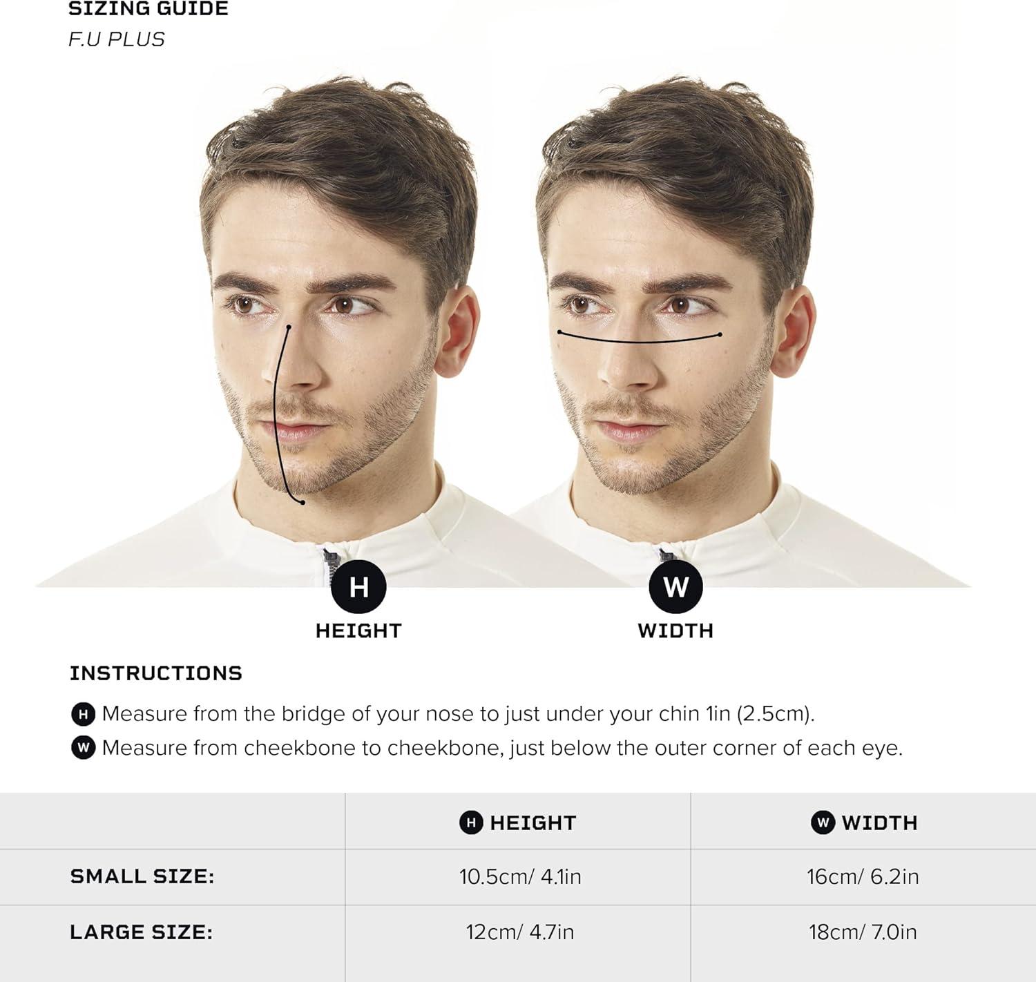 Naroo F.U Plus - Reusable Anti Dust Breathable Sports Face Mask for Men Naroo F.U Plus - Reusable Anti Dust Breathable Sports Face Mask for Men