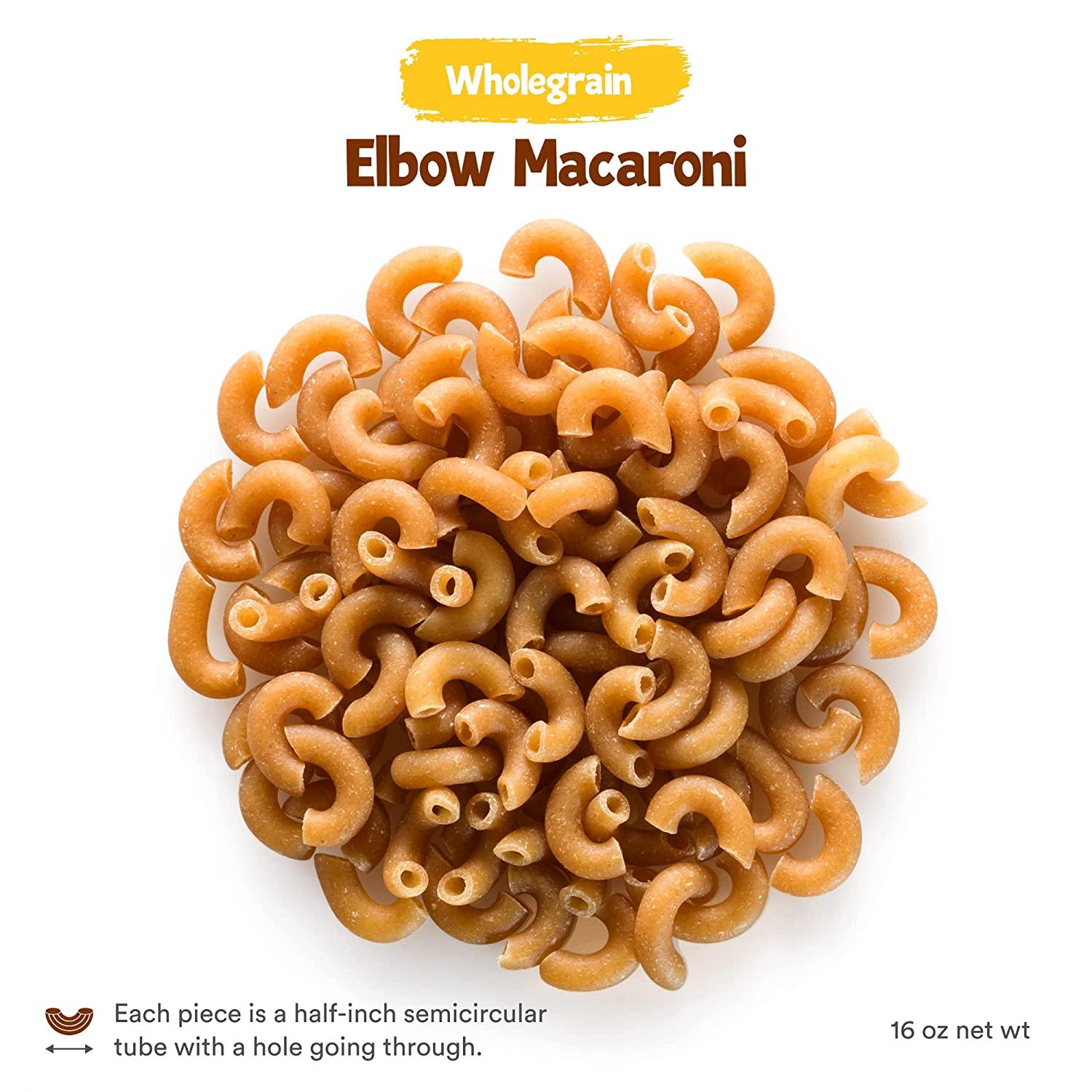 Chuster Whole Grain Elbow Macaroni Noodles This Elbow Pasta is High
