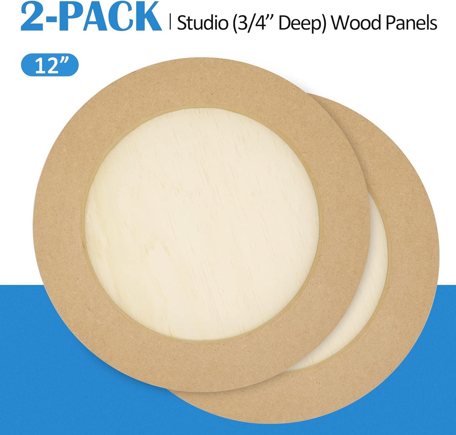 24 Pack 12 Inch Unfinished Wood Rounds for Crafts Malaysia