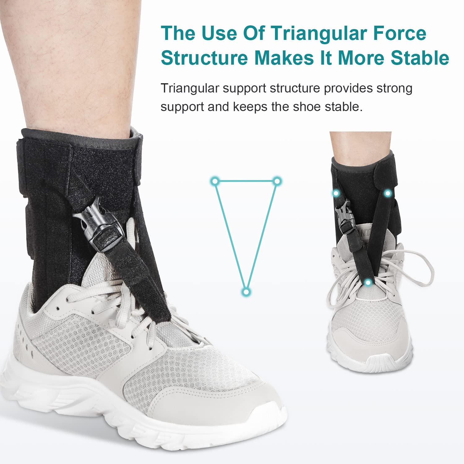 Foot Drop Brace for Improved Walking Gait AFO Brace for Drop Foot Helps Prevent Falls and