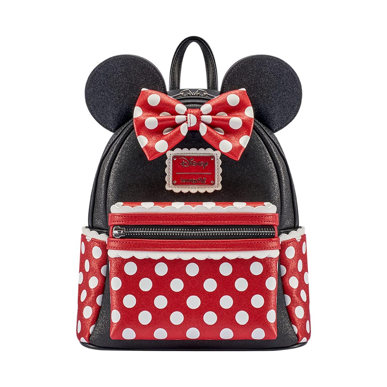 Loungefly Disney Minnie Mouse Bow Ear Backpack Amazon Exclusive