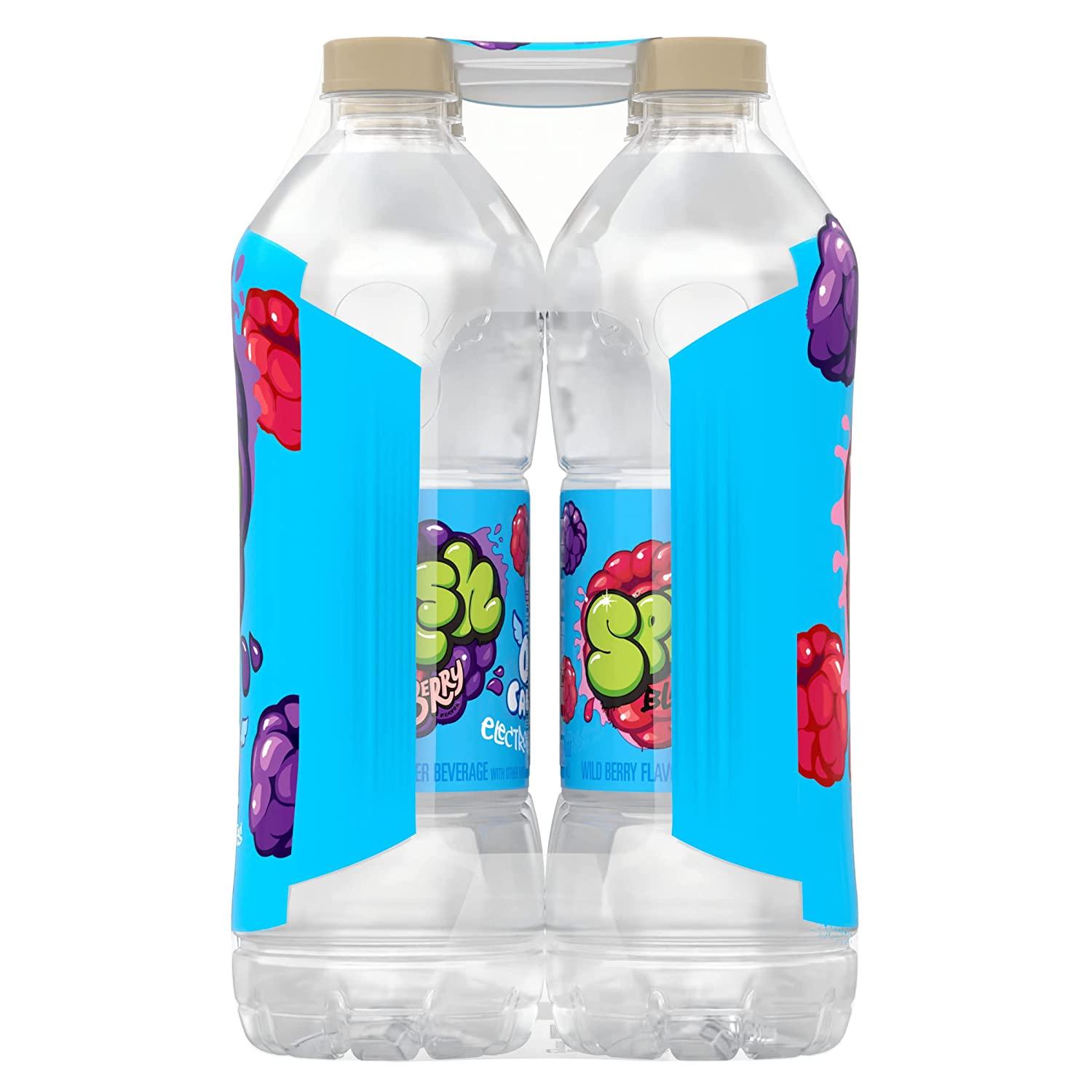 Splash Blast, Wild Berry Flavored Water, Zero Sugar, with Electrolytes