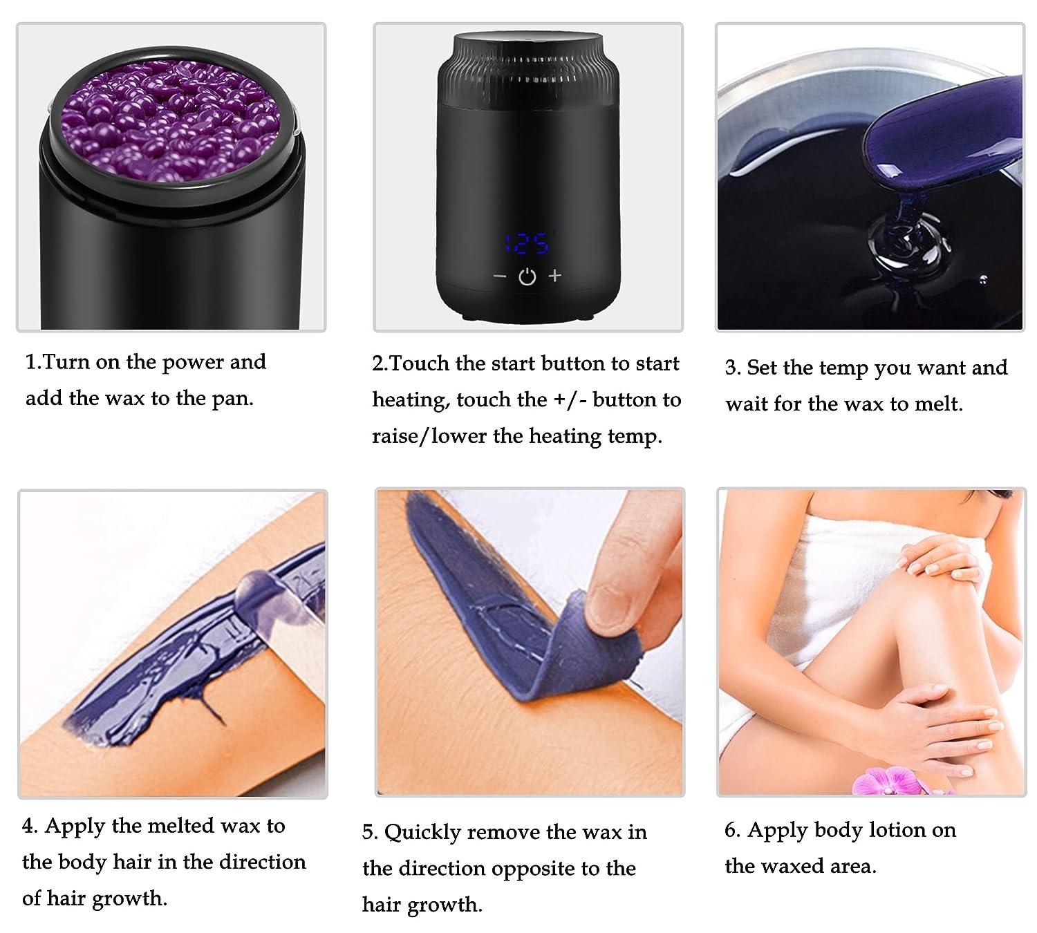 Podoy Mini Wax Pot Machine Wax Melt Warmer for Hair Removal