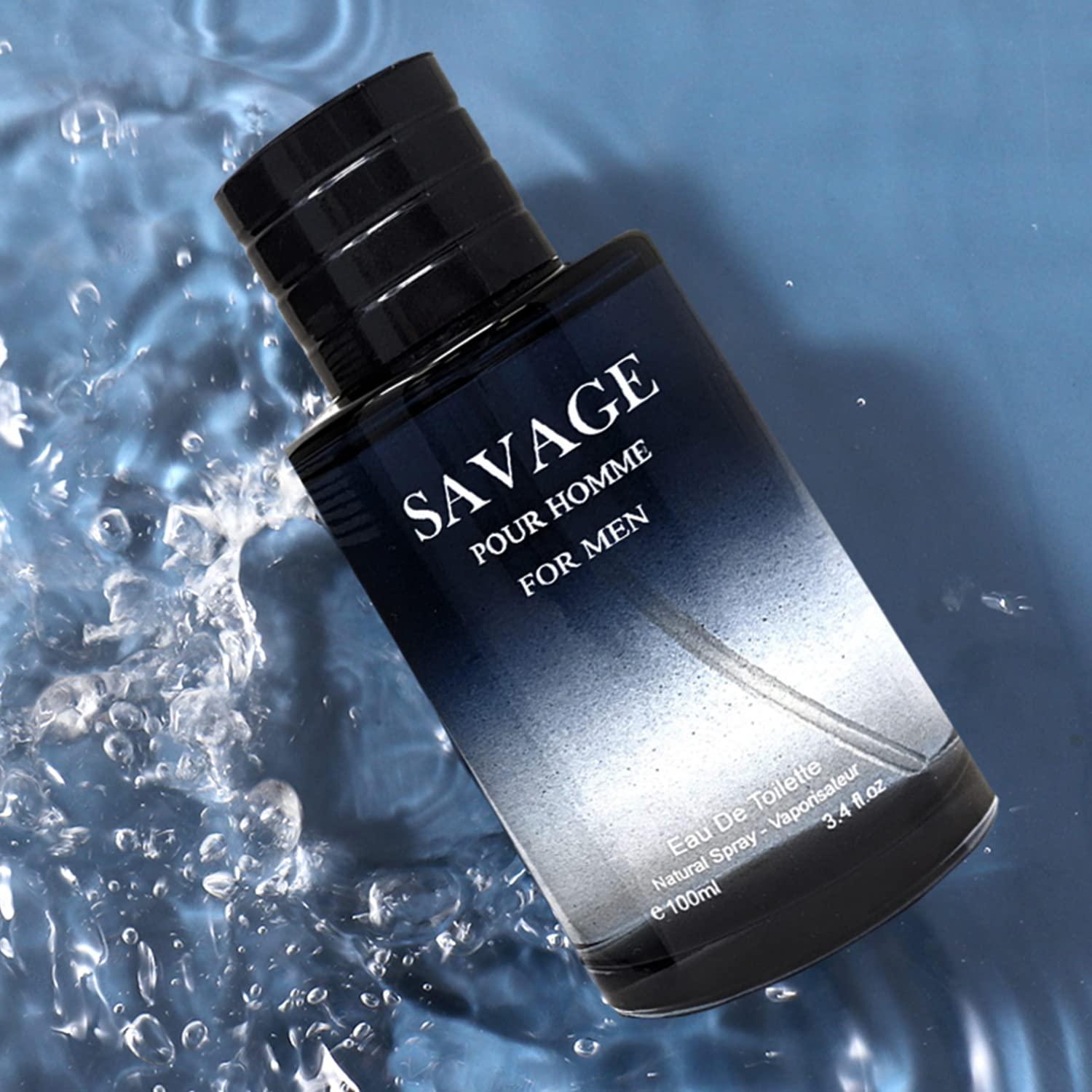 METABOSEM Savage Cologne for Men, Eau de Toilette Natural Spray, Wonderful Fragrance Gift