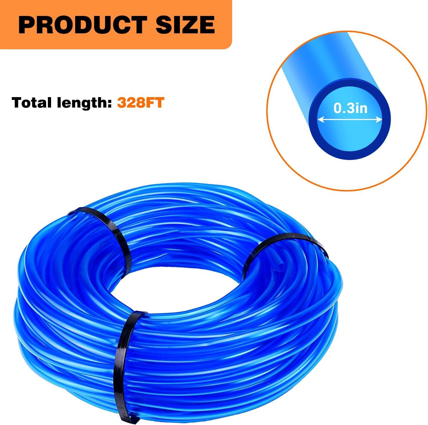 HolyMaji 100FT Maple Syrup Tubing Drop Lines Extractors Food Grade