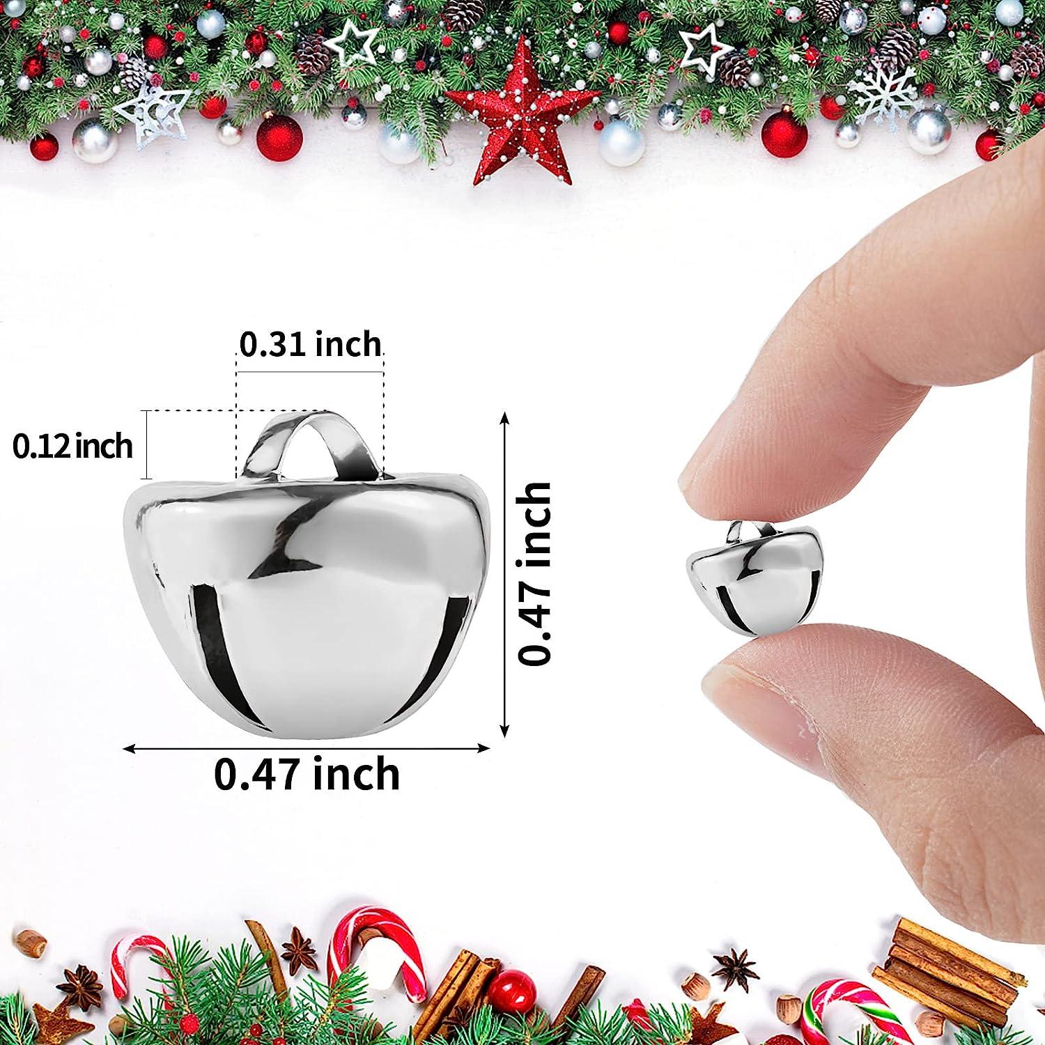 Small Bells for Crafting, 400 Pieces 13 mm Jingle Bells Silver Bells Jingle  Bells Craft Pendant Cross Jingle Bells for Jewellery Making Christmas  Decoration DIY Gold and Silver : : Home & Kitchen