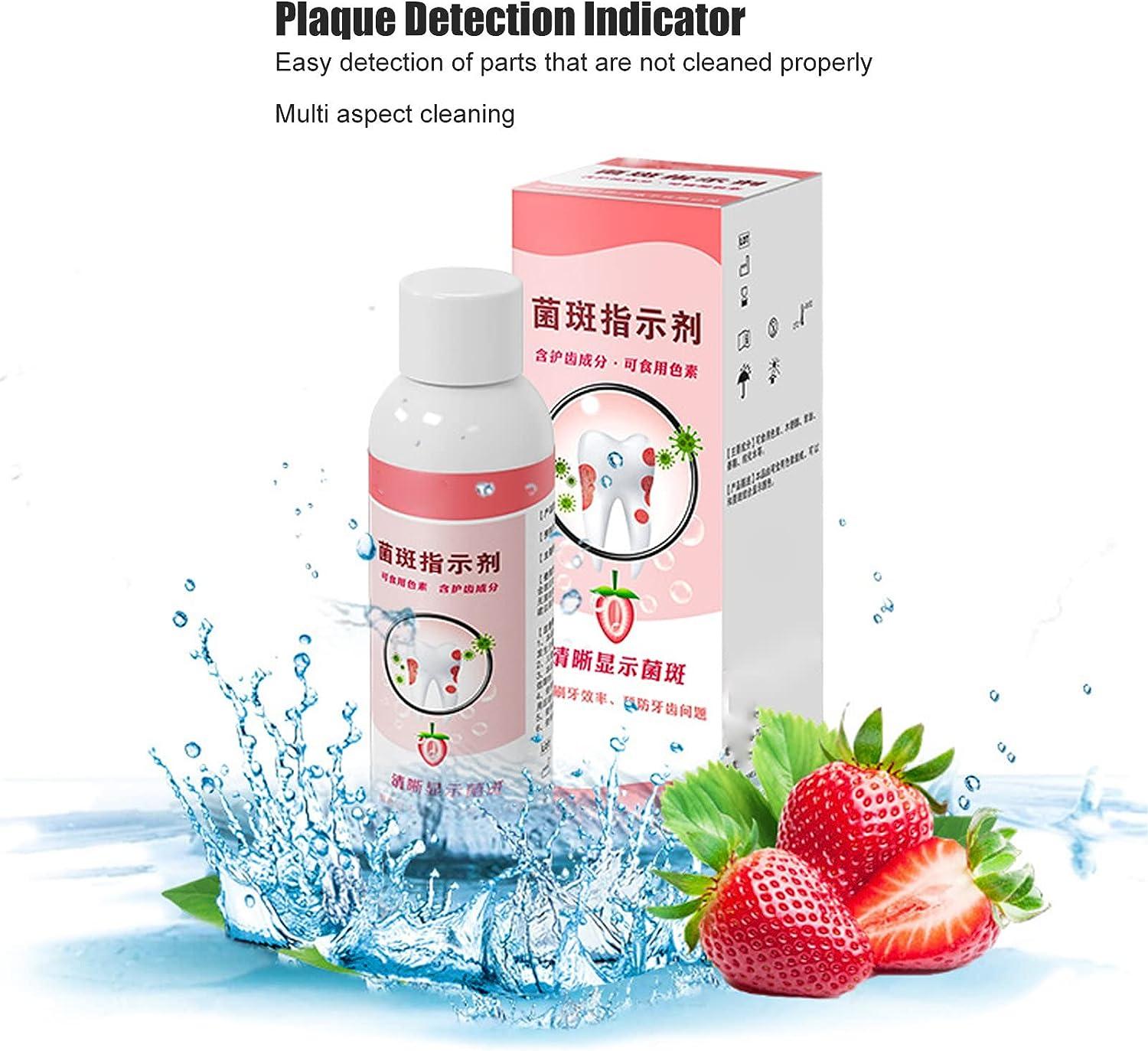 Plaque Disclosing Agent Oral Tartar Test, Denture Cleaner Toothpaste