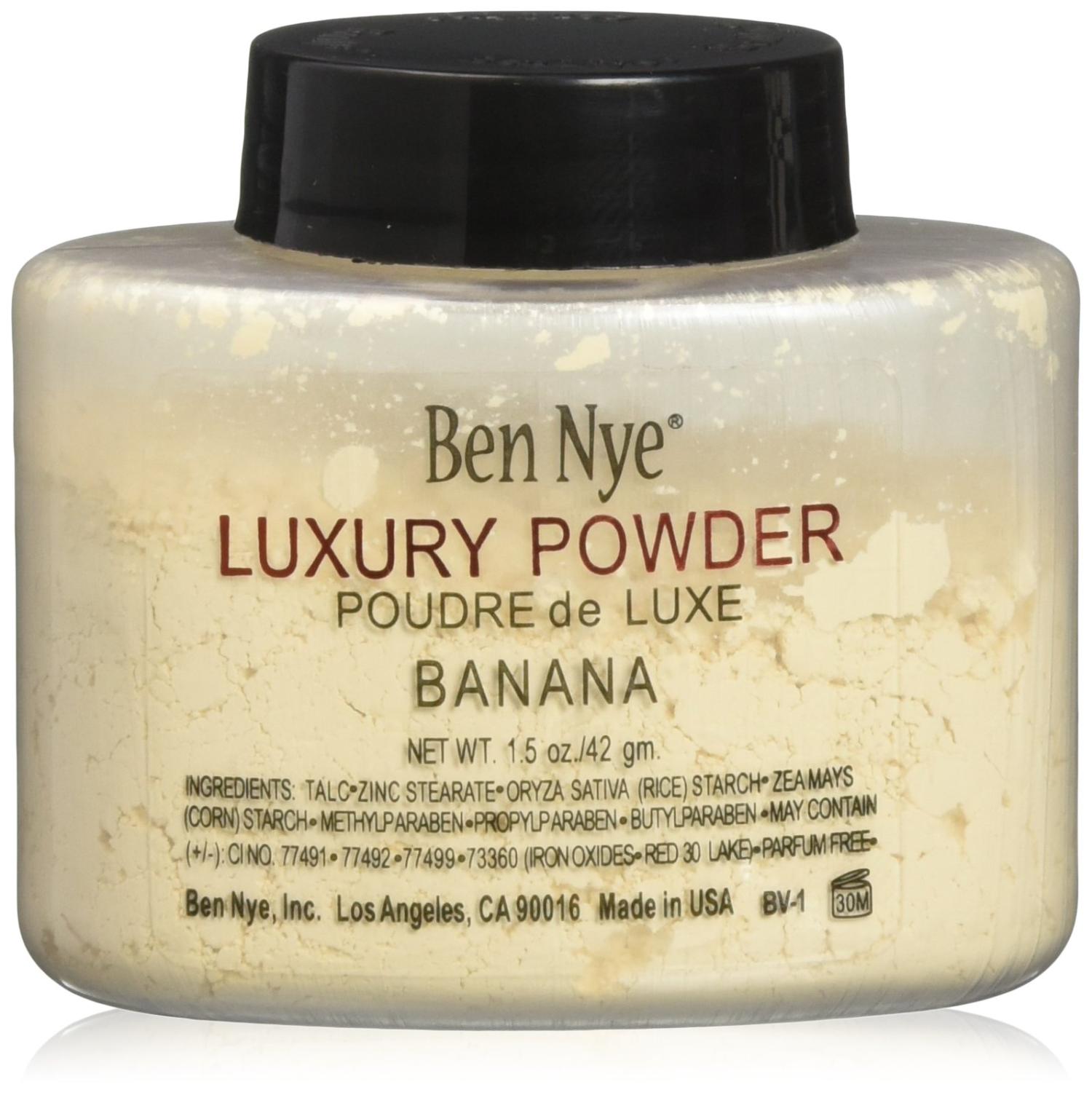Ben Nye Luxury Powder Face Makeup Banana 1.5 oz. Yellow 1.5 Ounce (Pack of  1)
