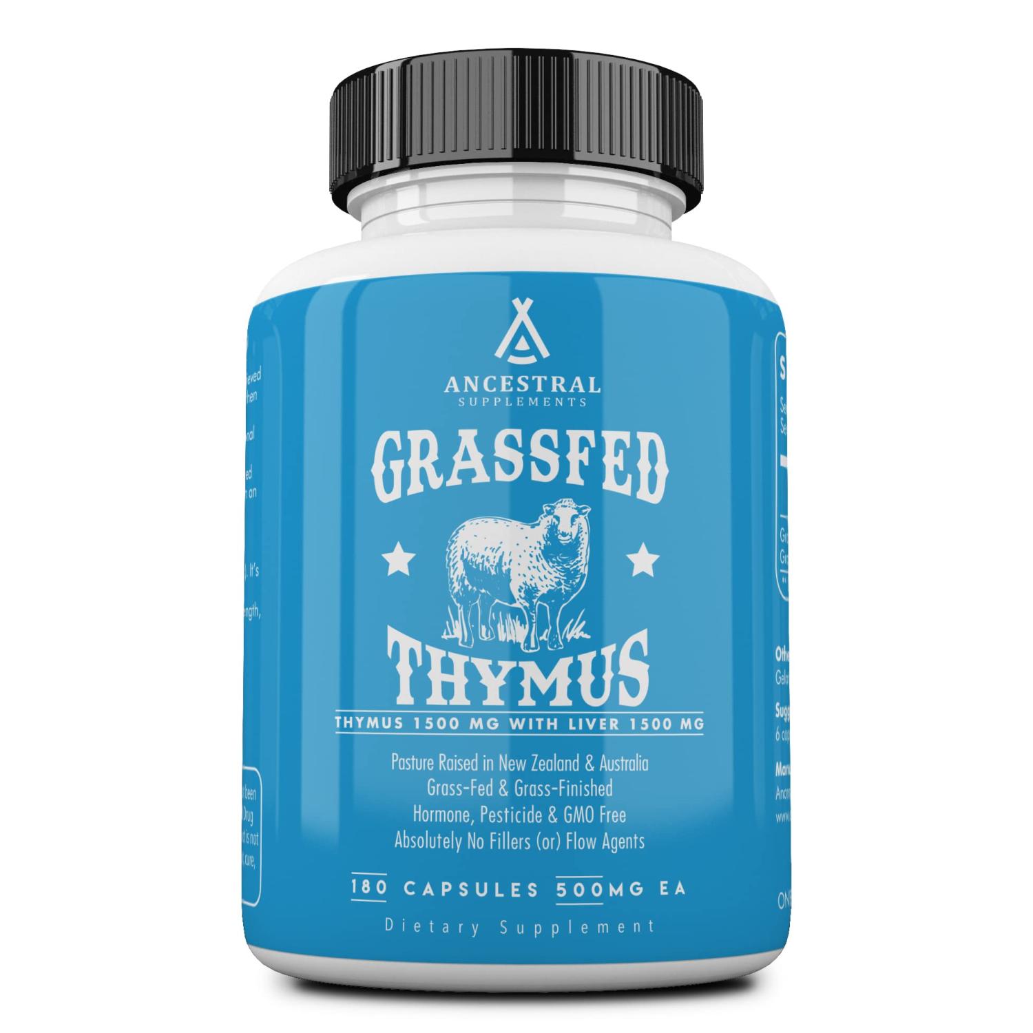 Ancestral Supplements Grass Fed Ovine (Sheep) Thymus Glandular Extract