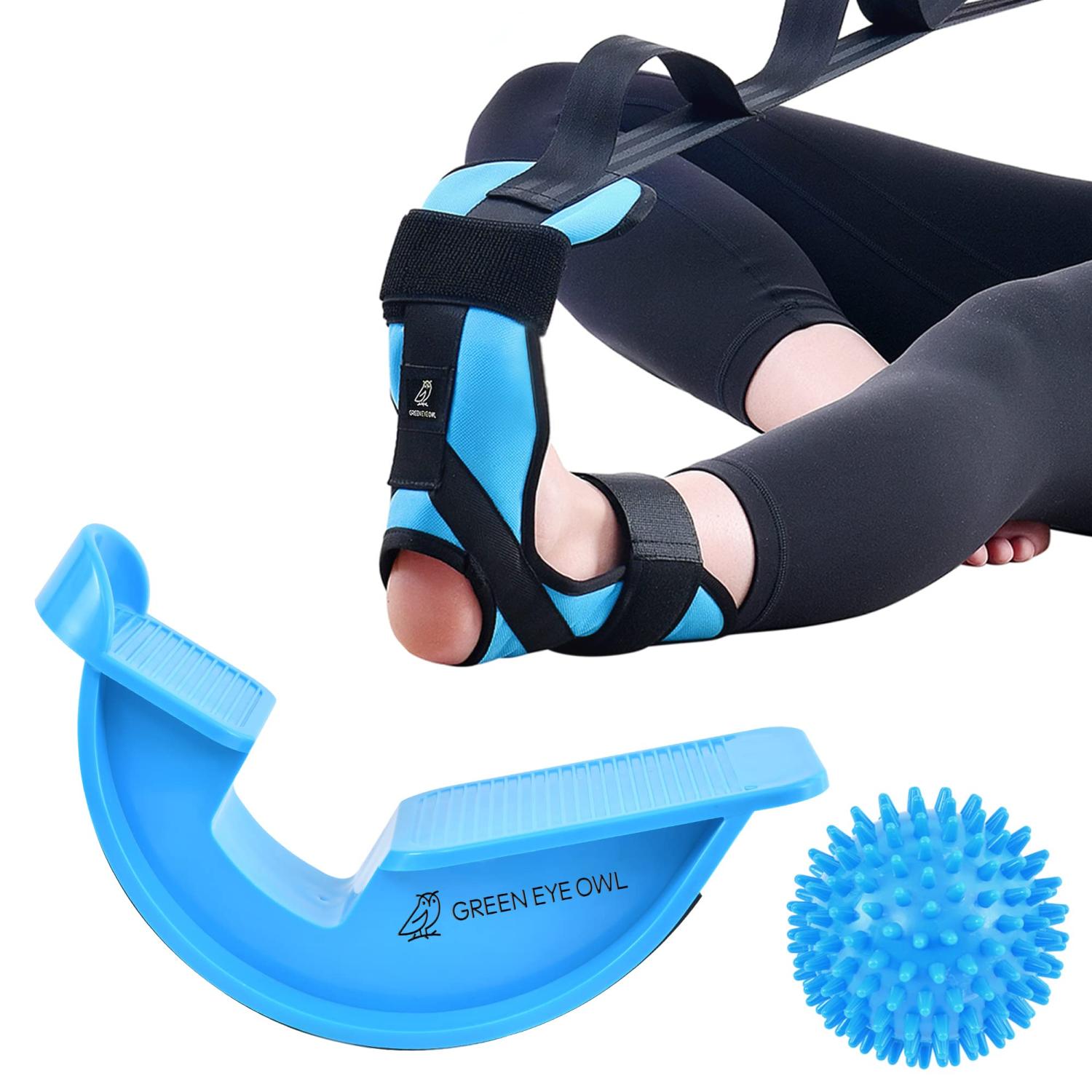 Foot & Calf Stretching KitFoot Rocker, Stretching Strap & Spiky
