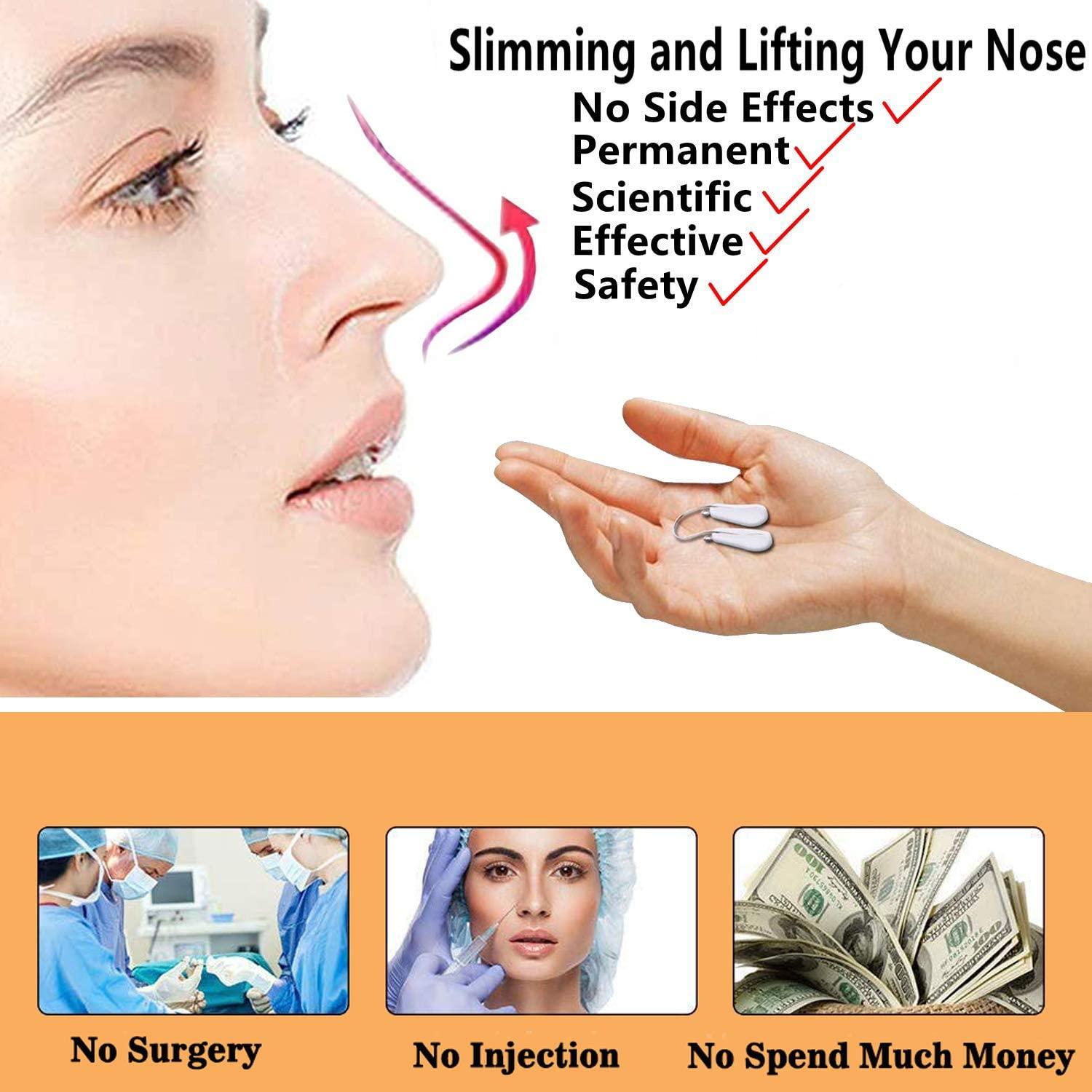 Nose Shaper Clip PainFree Rhinoplasty Device for Slimmer Nose