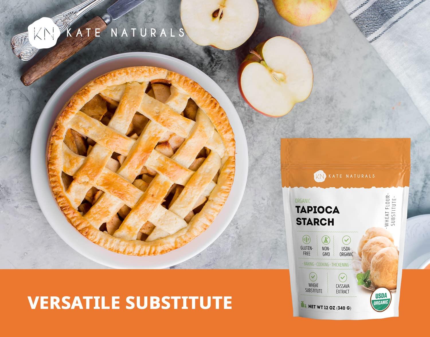 Tapioca Starch Flour for Baking Soups (12oz) Kate Naturals. USDA