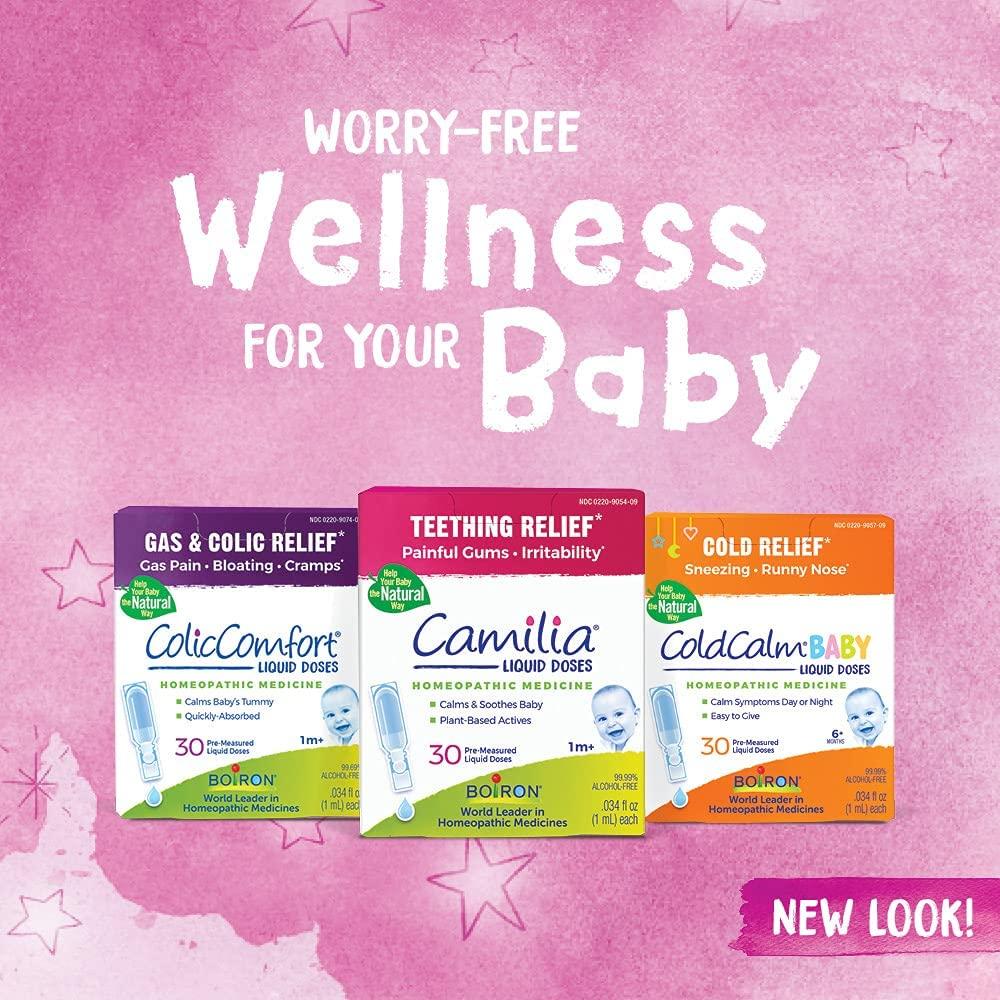 Boiron Camilia Baby Teething Relief Medicine, 40 Count