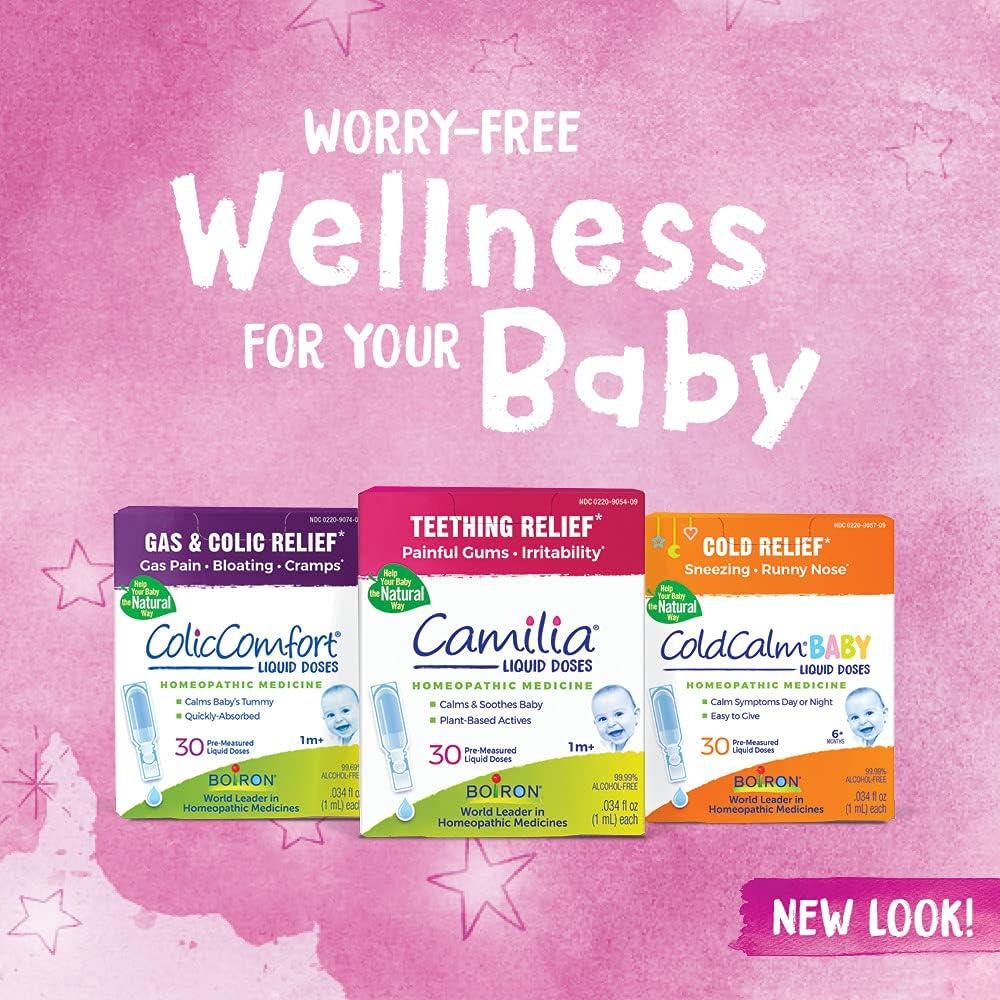 Boiron Camilia Teething Drops Daytime & Nighttime Relief for Baby's