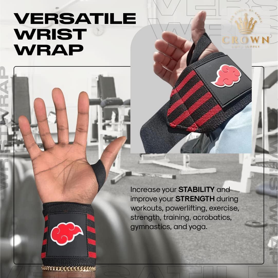 Anime Wrist Wraps Lifting Straps 24" for Men and Women 1 Pair Each