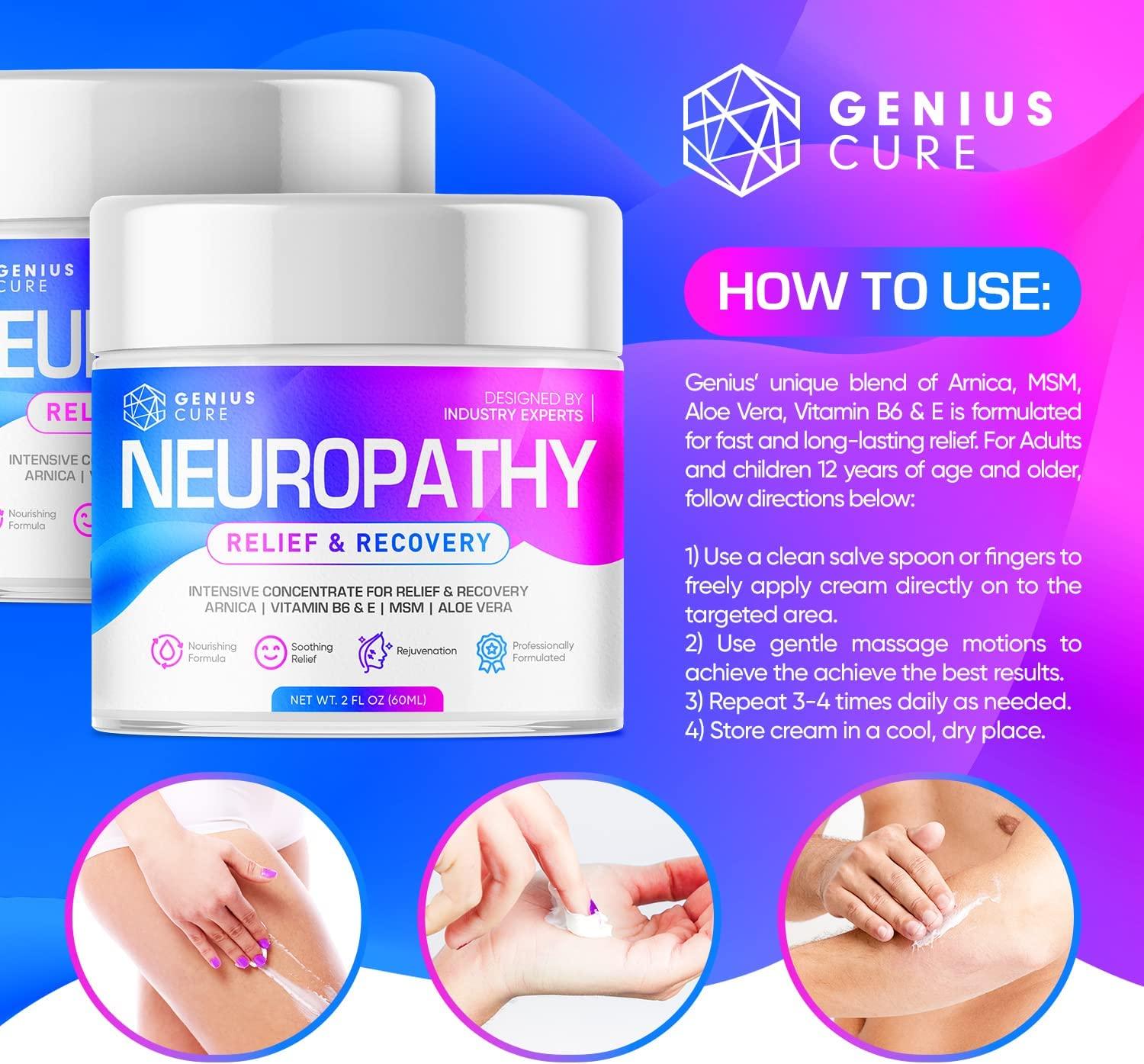 Neuropathy Nerve Pain Relief Cream Maximum Strength for Foot, Hands