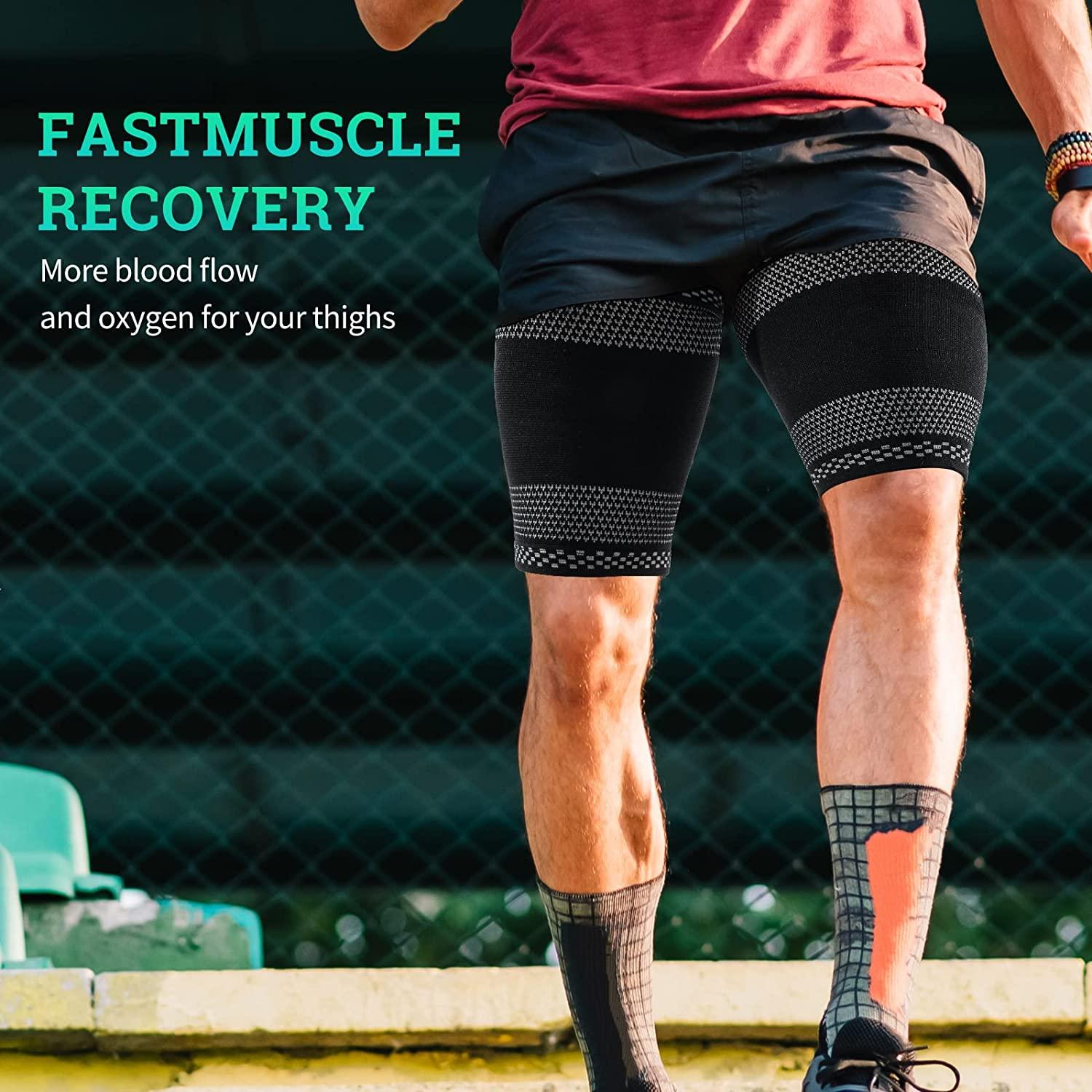 ABYON Thigh Compression Sleeves (Pair), Hamstring Compression Sleeve