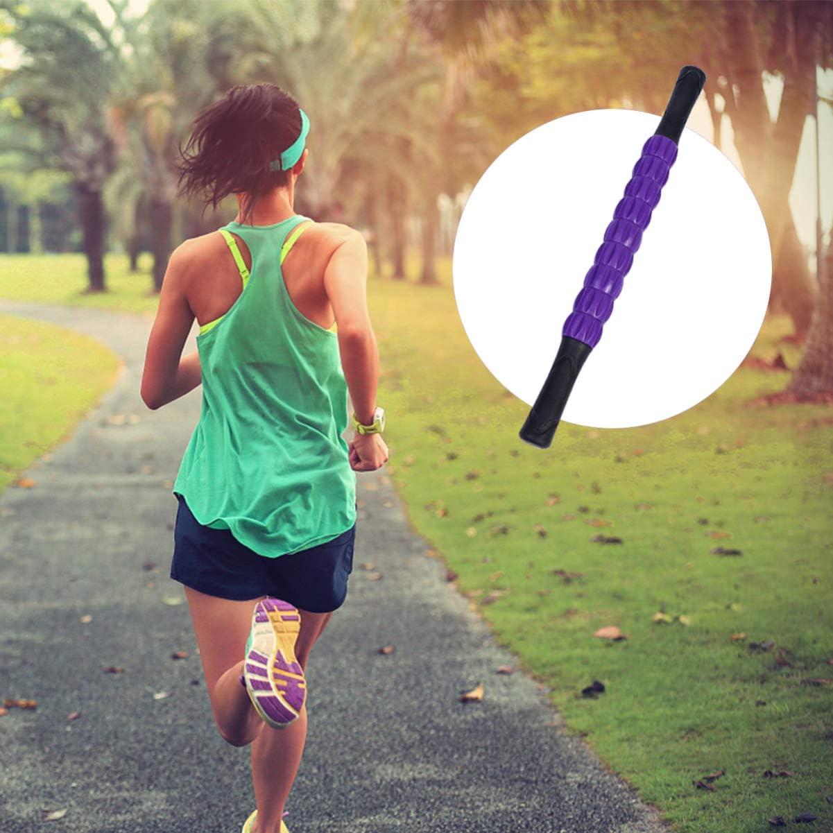 Deep Tissue Massage Roller Stick for Legs Back Violet Muscle