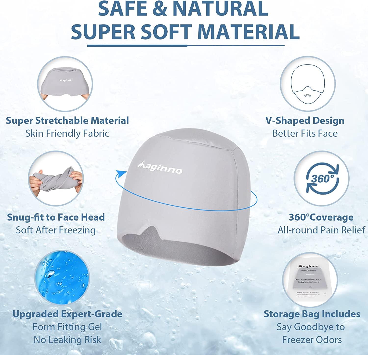 Headache Relief Cap,Migraine Headache Hat,Ice Hats for Migraines Cold