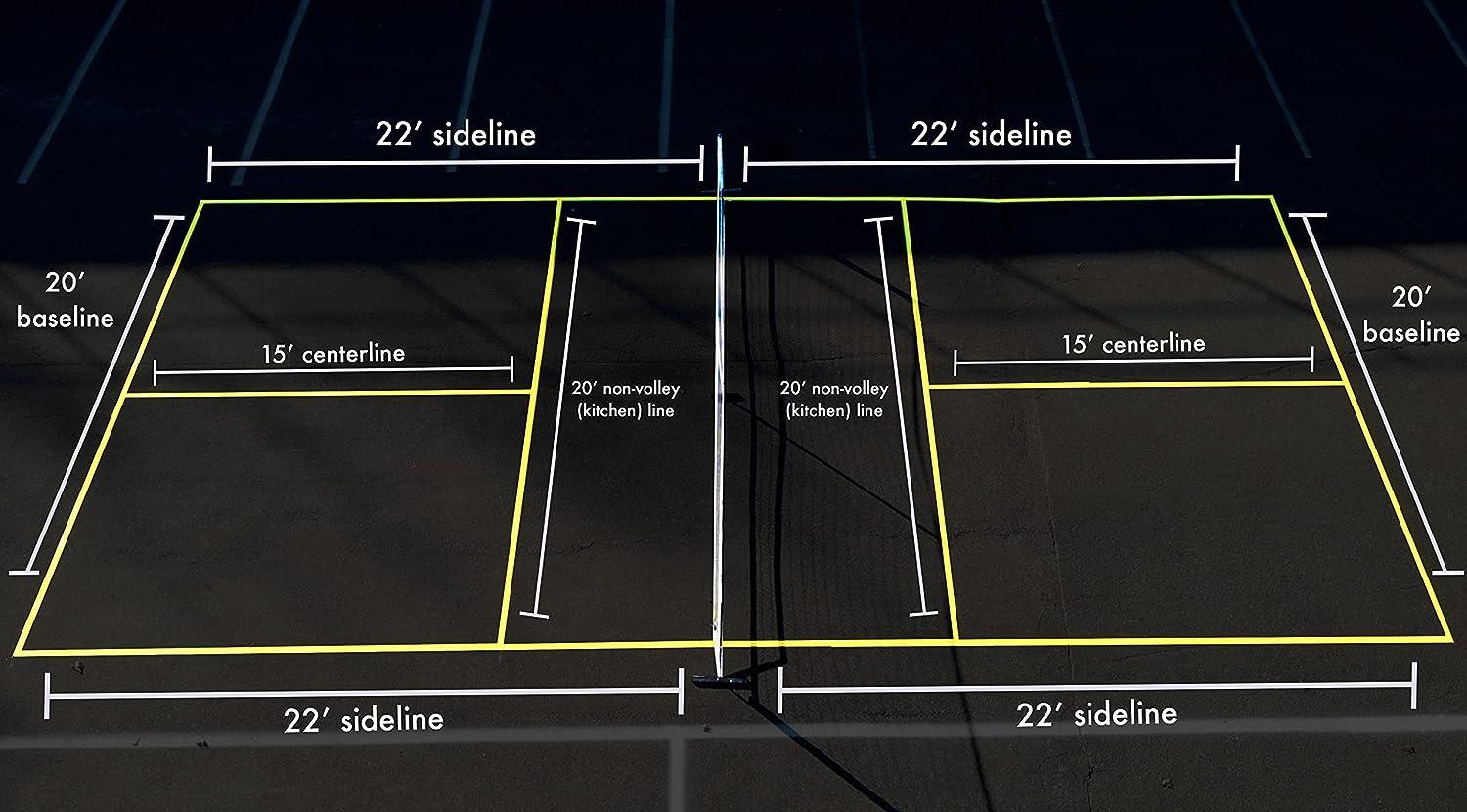 Pickleball Anytime Portable Court Marking Kit Indoor/Outdoor Court