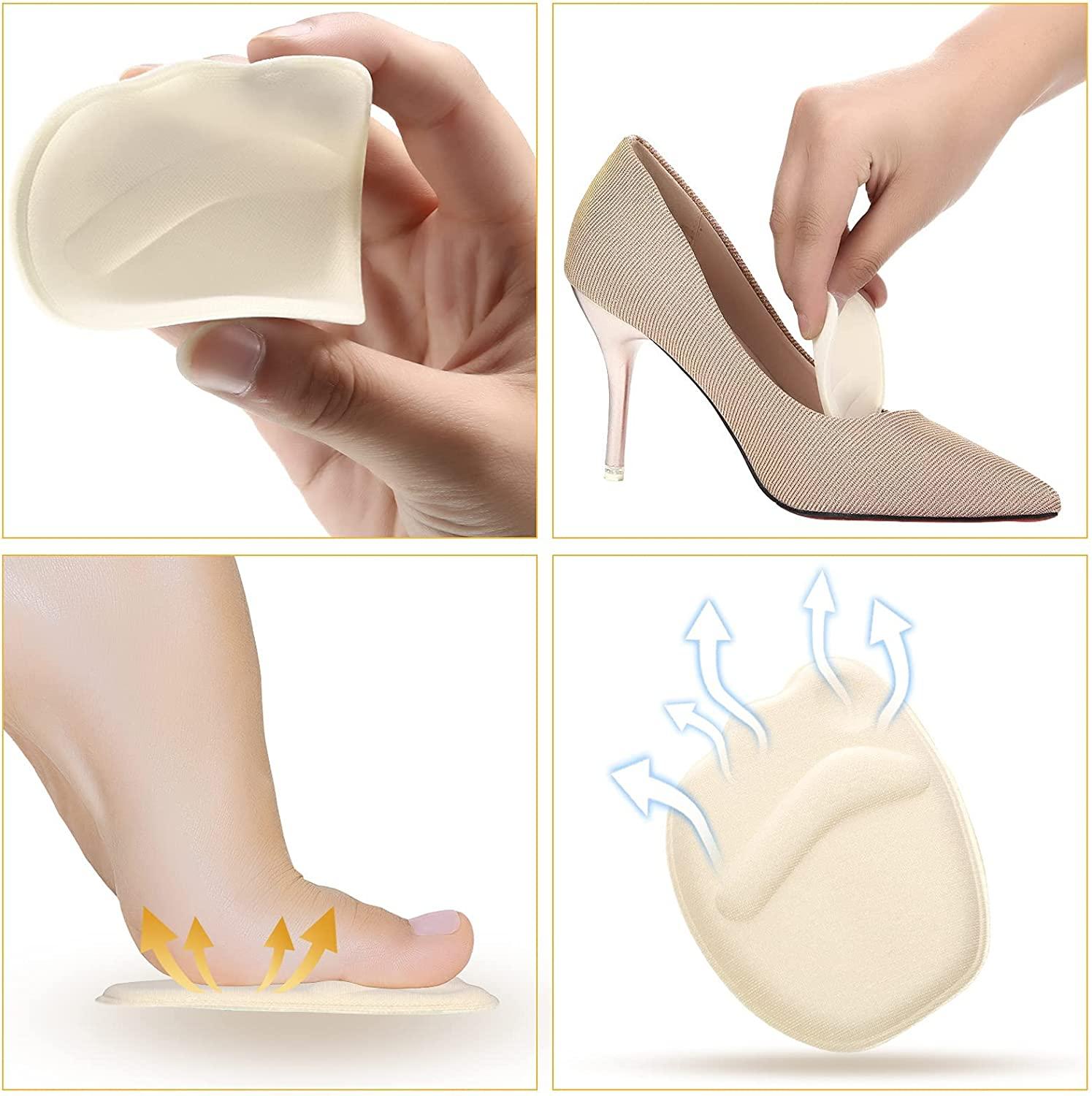 2pcs/10pcs Heel Pads For Pain Relief, Wear-resistant Shoe Inserts, Backing  Stickers, Sticky Heel Grips, Foot Care | SHEIN