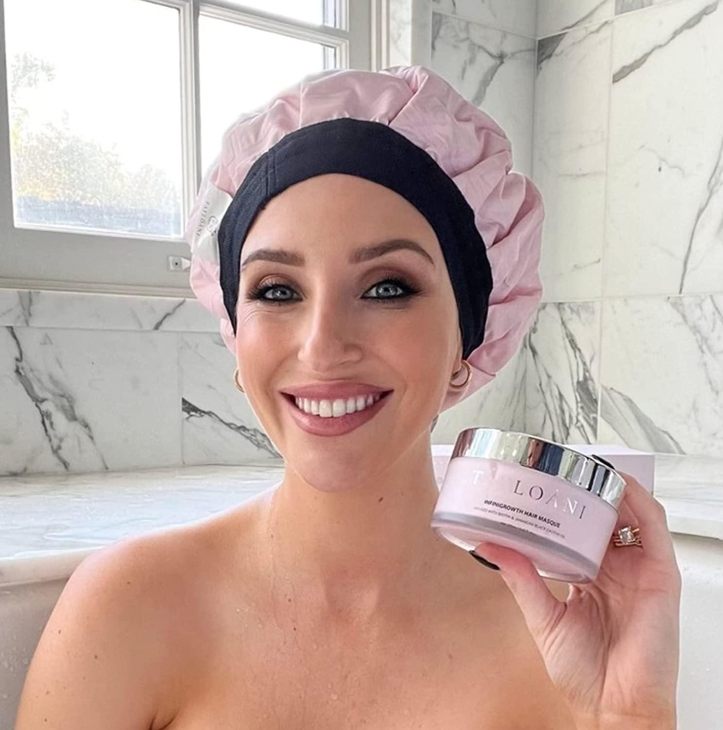 Infinigrowth Tayloani Thermocap: Microwavable Hair Steamer Cap for - Main Image