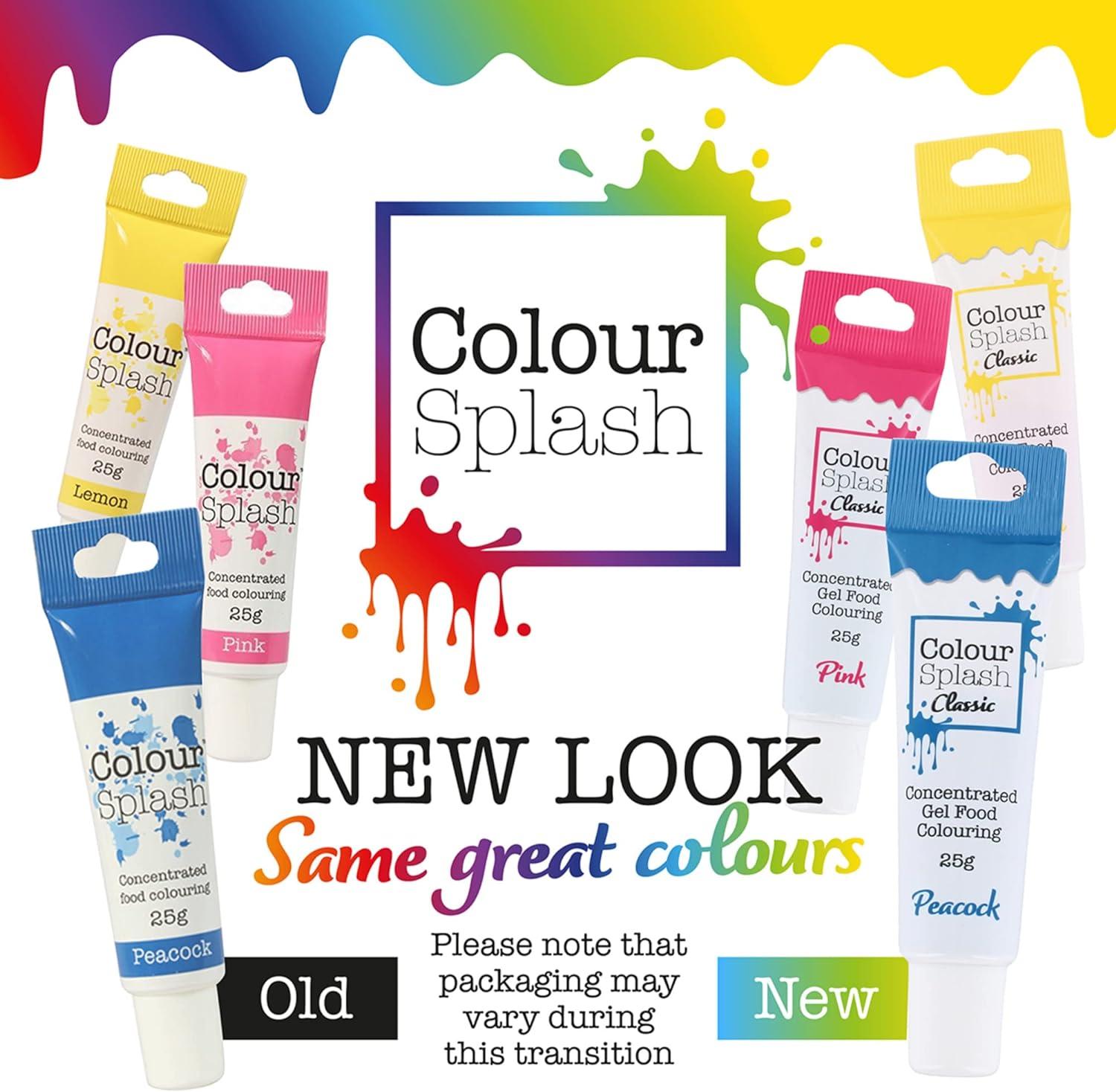 COLOUR SPLASH Pale Pink Food Colouring Gel Tube 25g - Highly