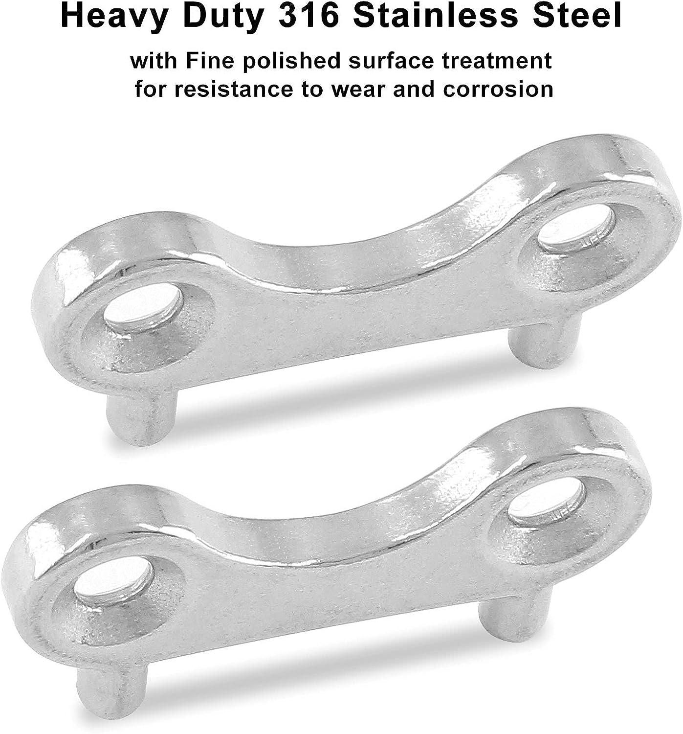 Jiozermi 5 Pcs Boat Gas Cap Key, Stainless Steel Deck Fill Plate Key