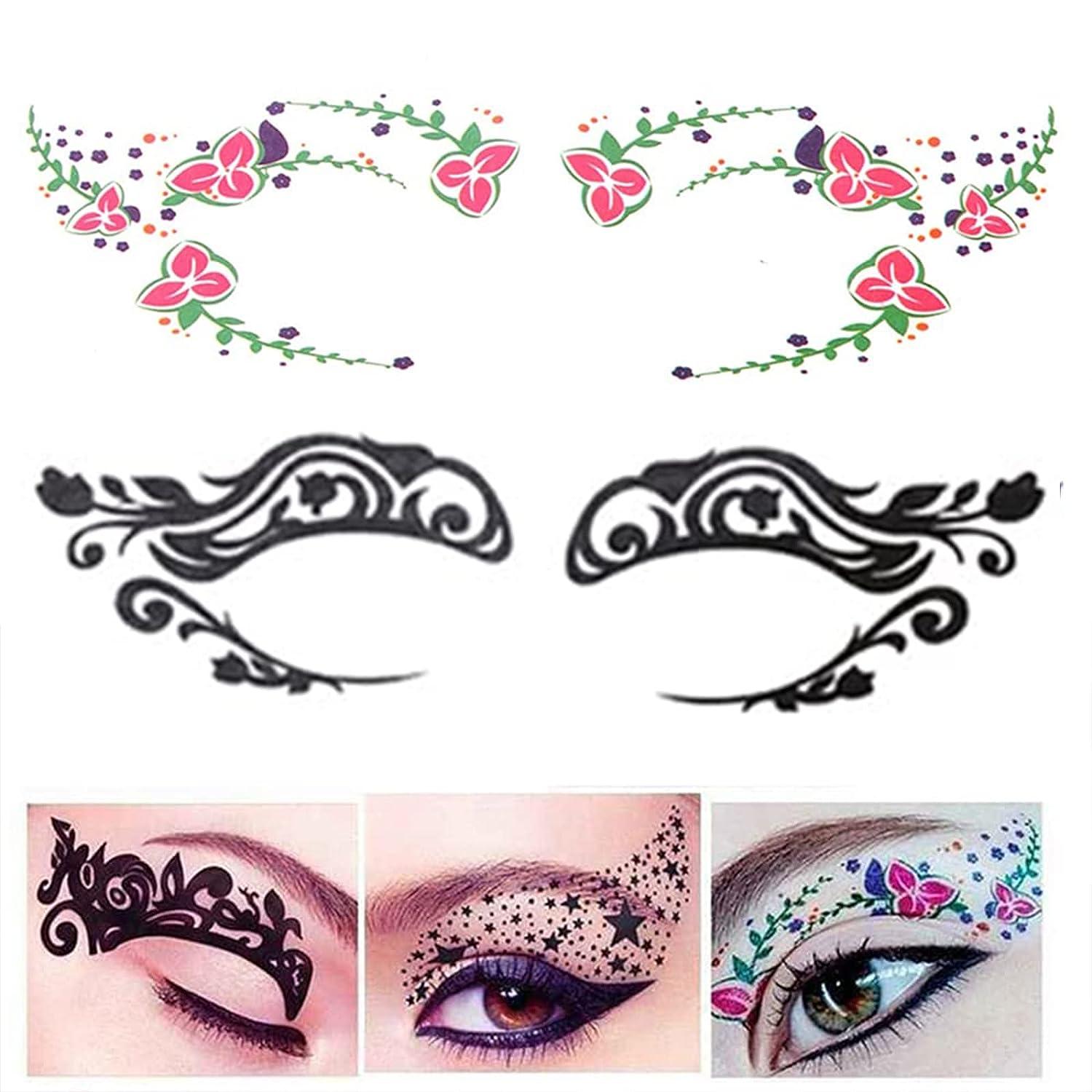 Eye shadow Tattoo Sticker Temporary Eye Tattoo Makeup Transfer