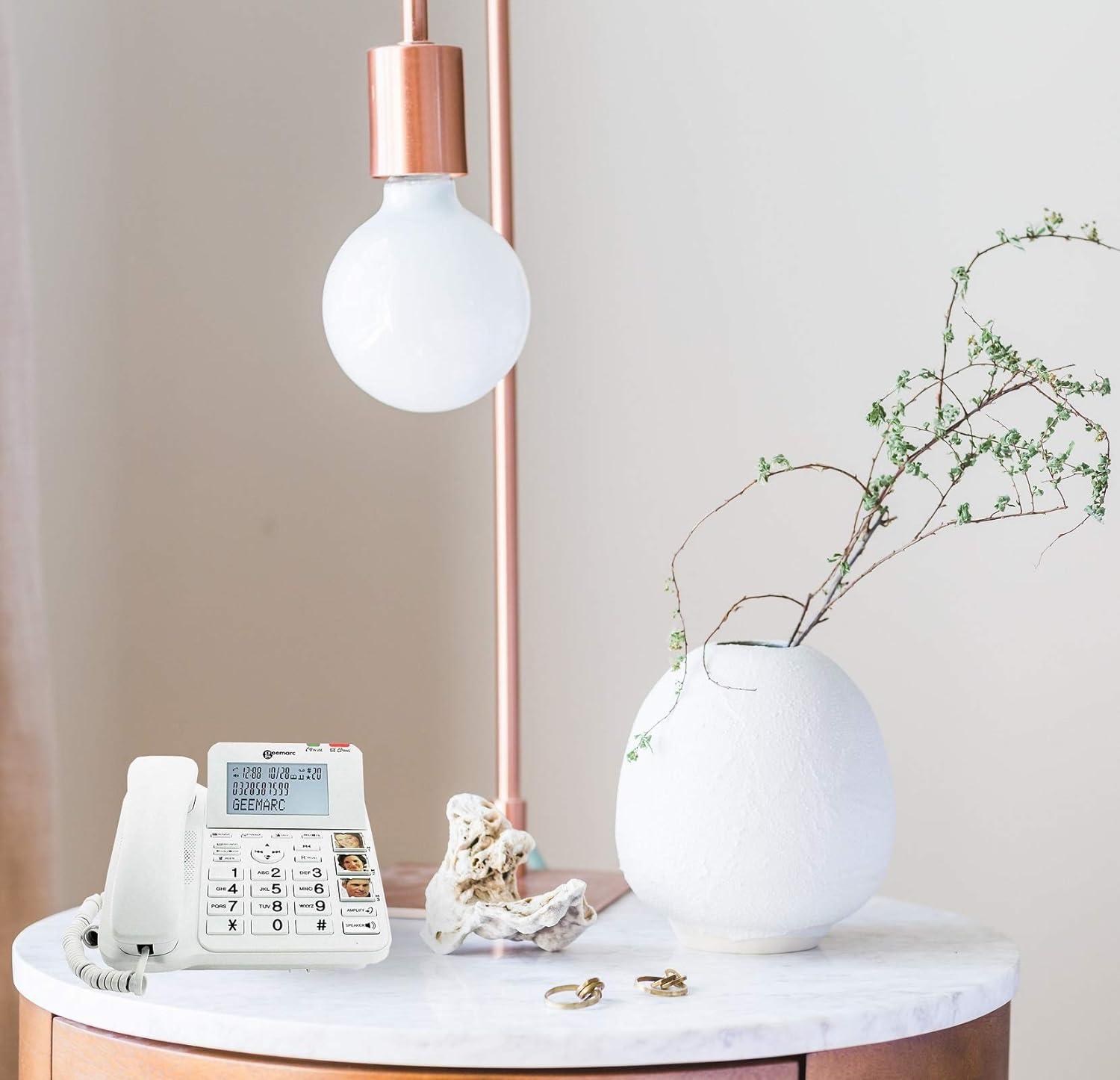 Geemarc Amplidect 295 Combi Twin Corded Phone + Twin Cordless Handset